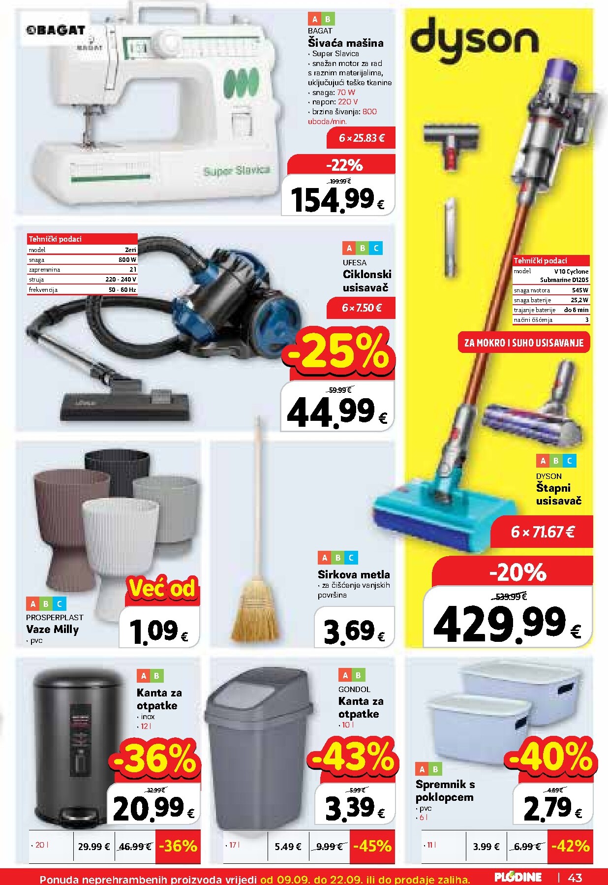 plodine - Novi Plodine katalog od srijede, 09.09.2026 do utorka, 15.09.2026 - page: 43