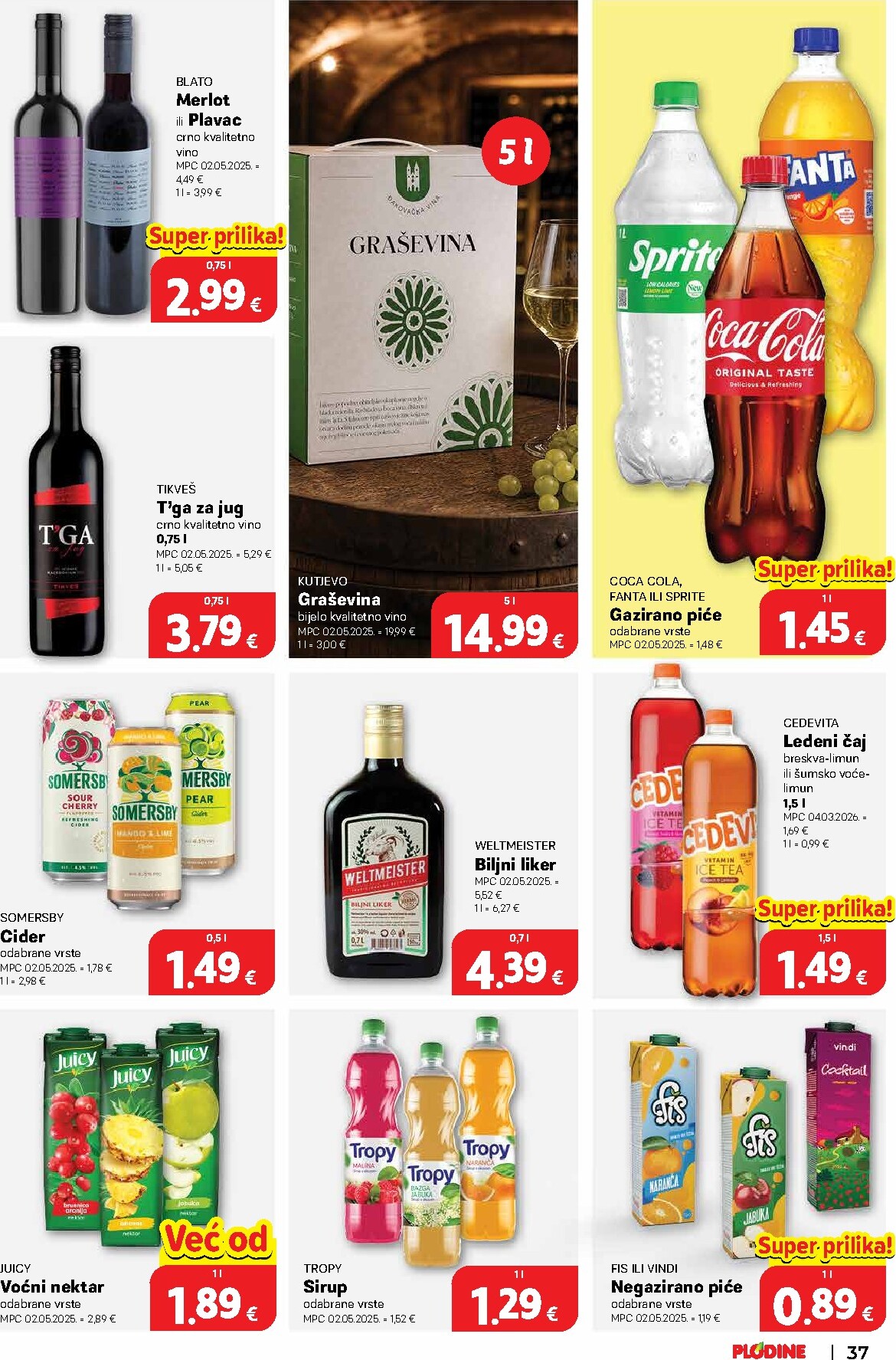 plodine - Novi Plodine - Samobor katalog od četvrtka, 10.09.2026 do utorka, 15.09.2026 - page: 37