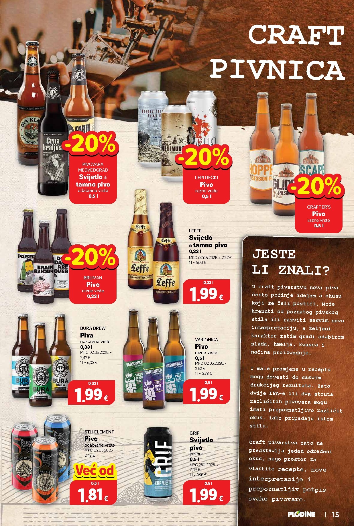 plodine - Novi Plodine - Samobor katalog od četvrtka, 10.09.2026 do utorka, 15.09.2026 - page: 15