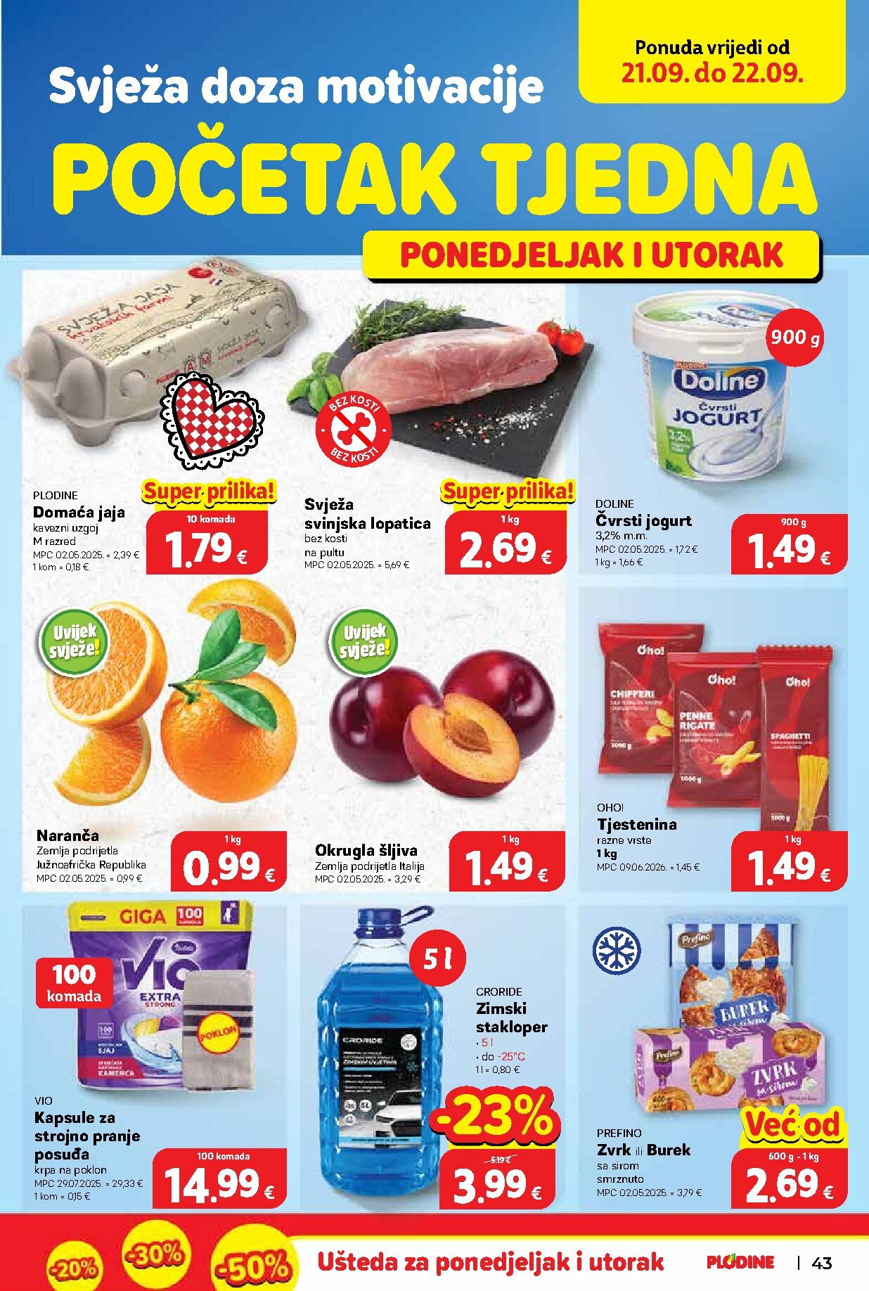 plodine - Novi Plodine katalog od srijede, 16.09.2026 do utorka, 22.09.2026 - page: 43