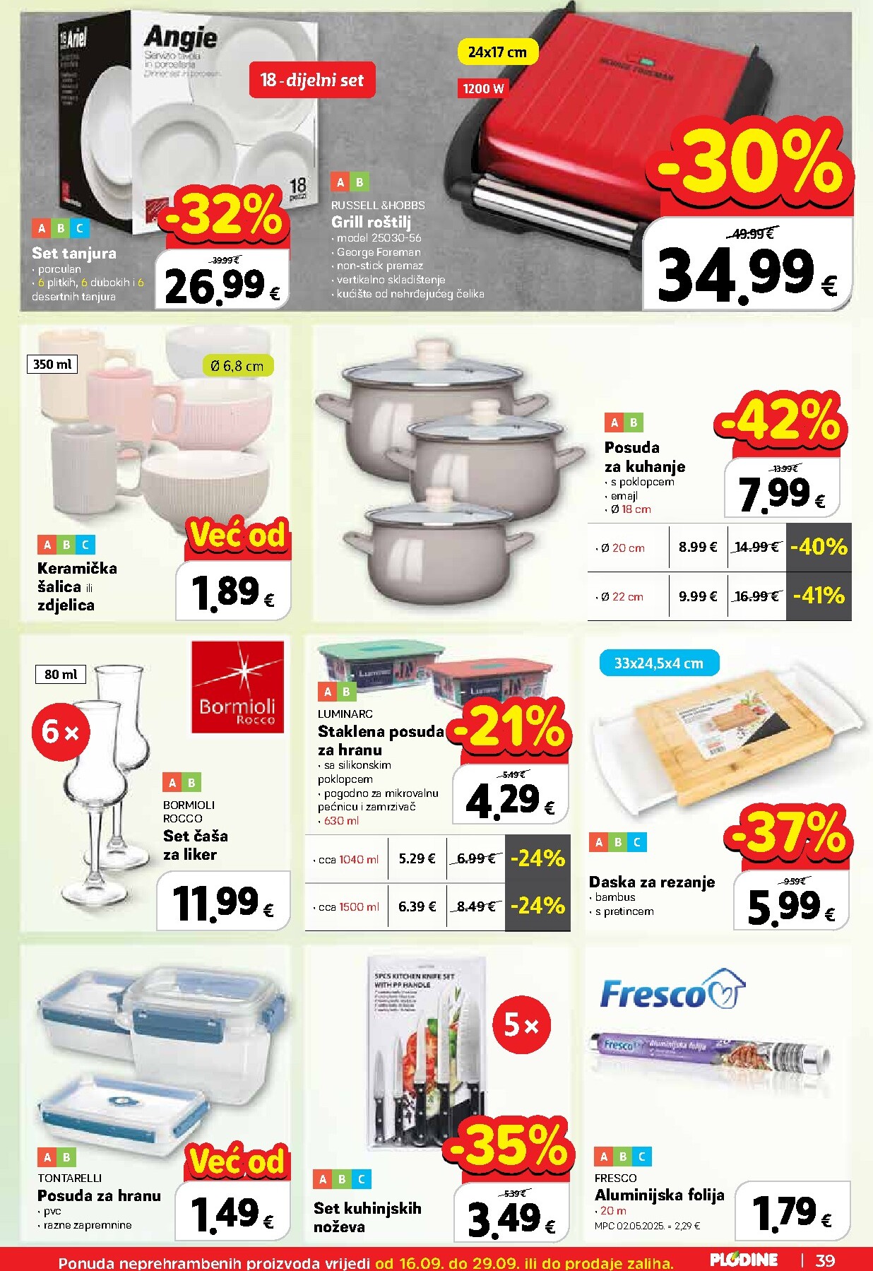 plodine - Novi Plodine katalog od srijede, 16.09.2026 do utorka, 22.09.2026 - page: 39