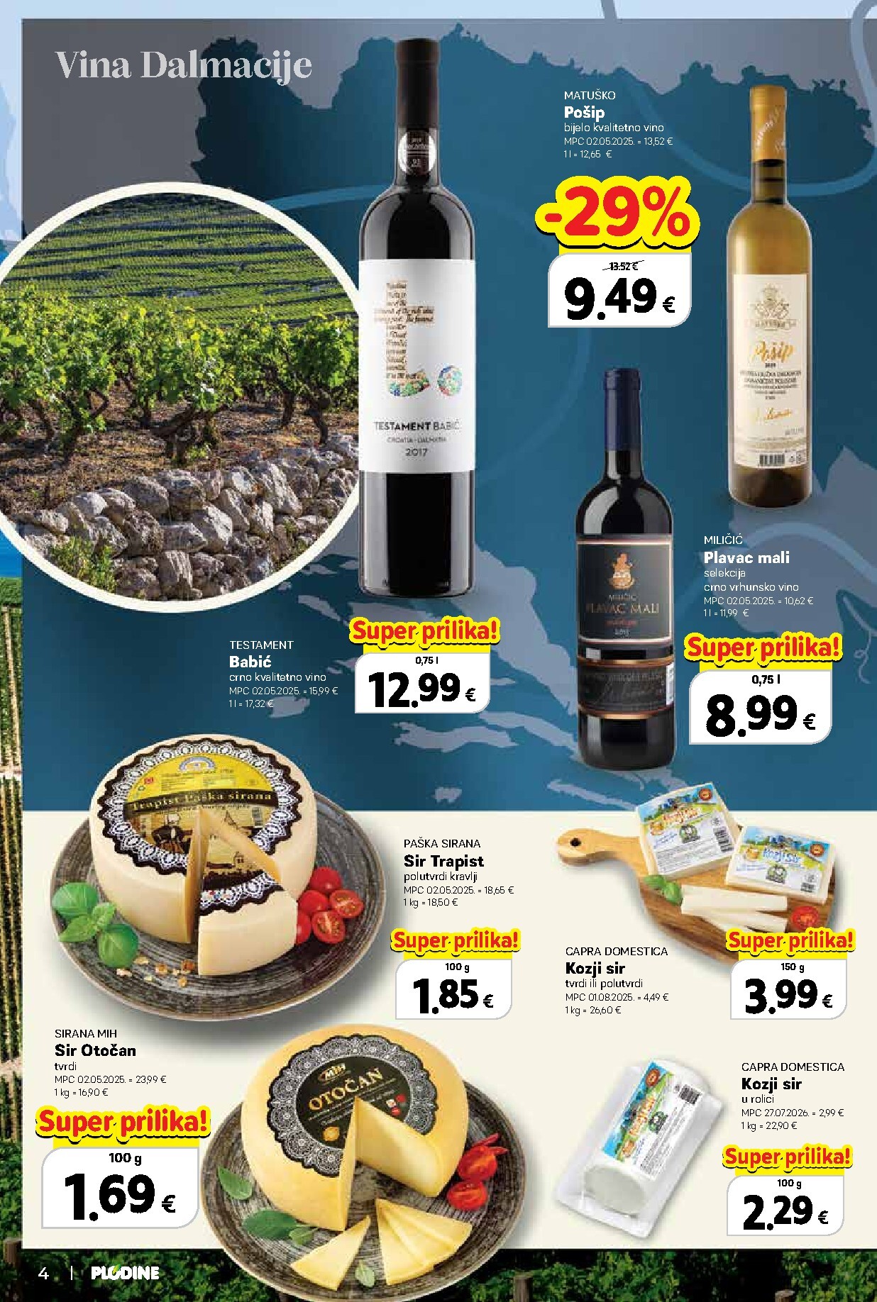 plodine - Novi Plodine - Vinski putopis katalog od četvrtka, 24.09.2026 do srijede, 07.10.2026 - page: 4