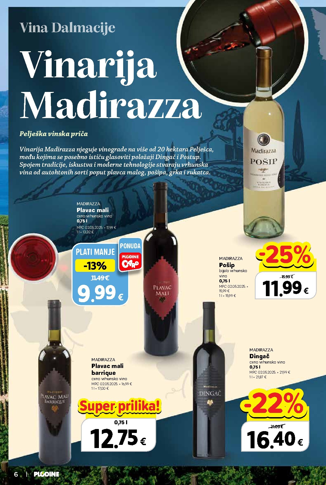 plodine - Novi Plodine - Vinski putopis katalog od četvrtka, 24.09.2026 do srijede, 07.10.2026 - page: 6