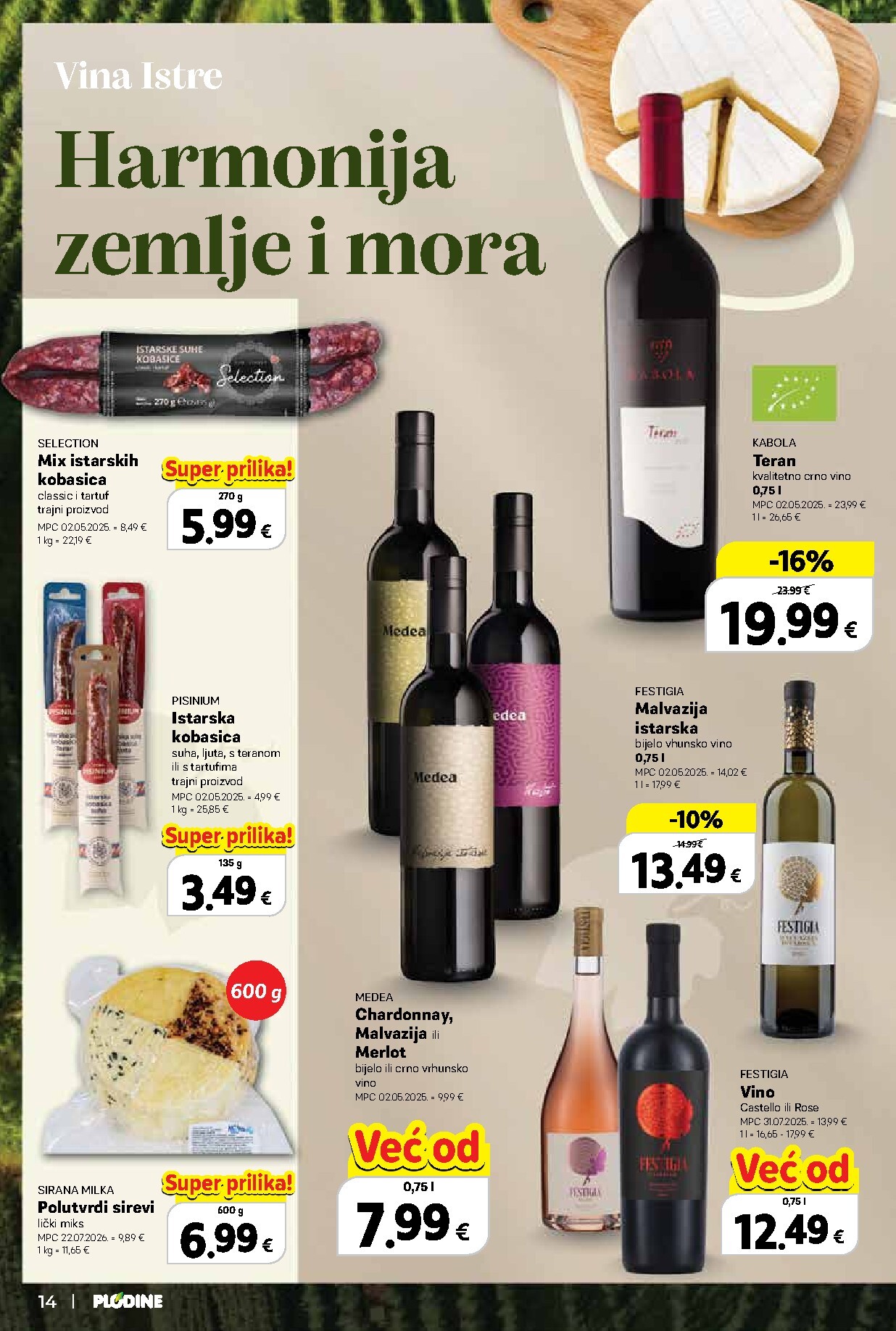 plodine - Novi Plodine - Vinski putopis katalog od četvrtka, 24.09.2026 do srijede, 07.10.2026 - page: 14