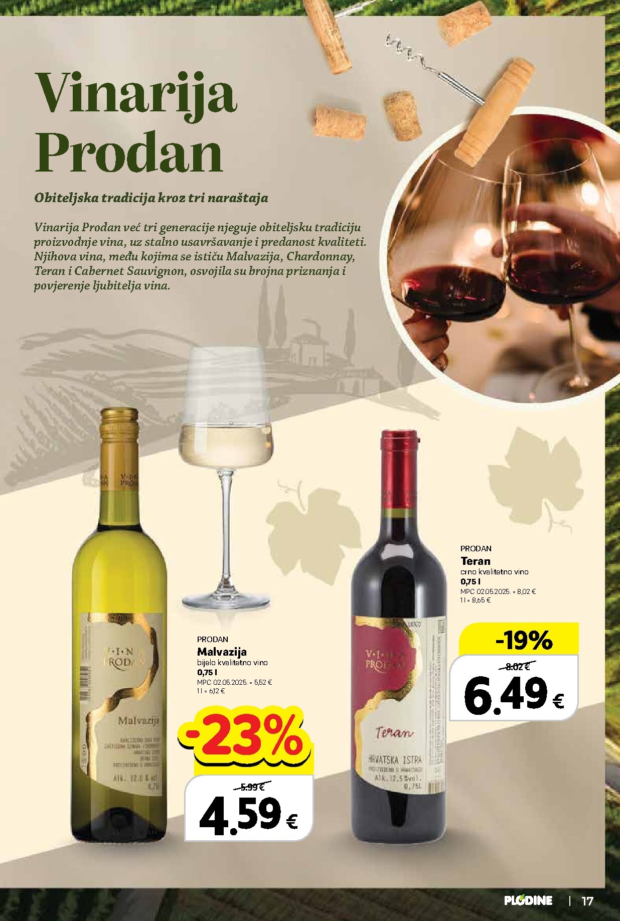 plodine - Novi Plodine - Vinski putopis katalog od četvrtka, 24.09.2026 do srijede, 07.10.2026 - page: 17