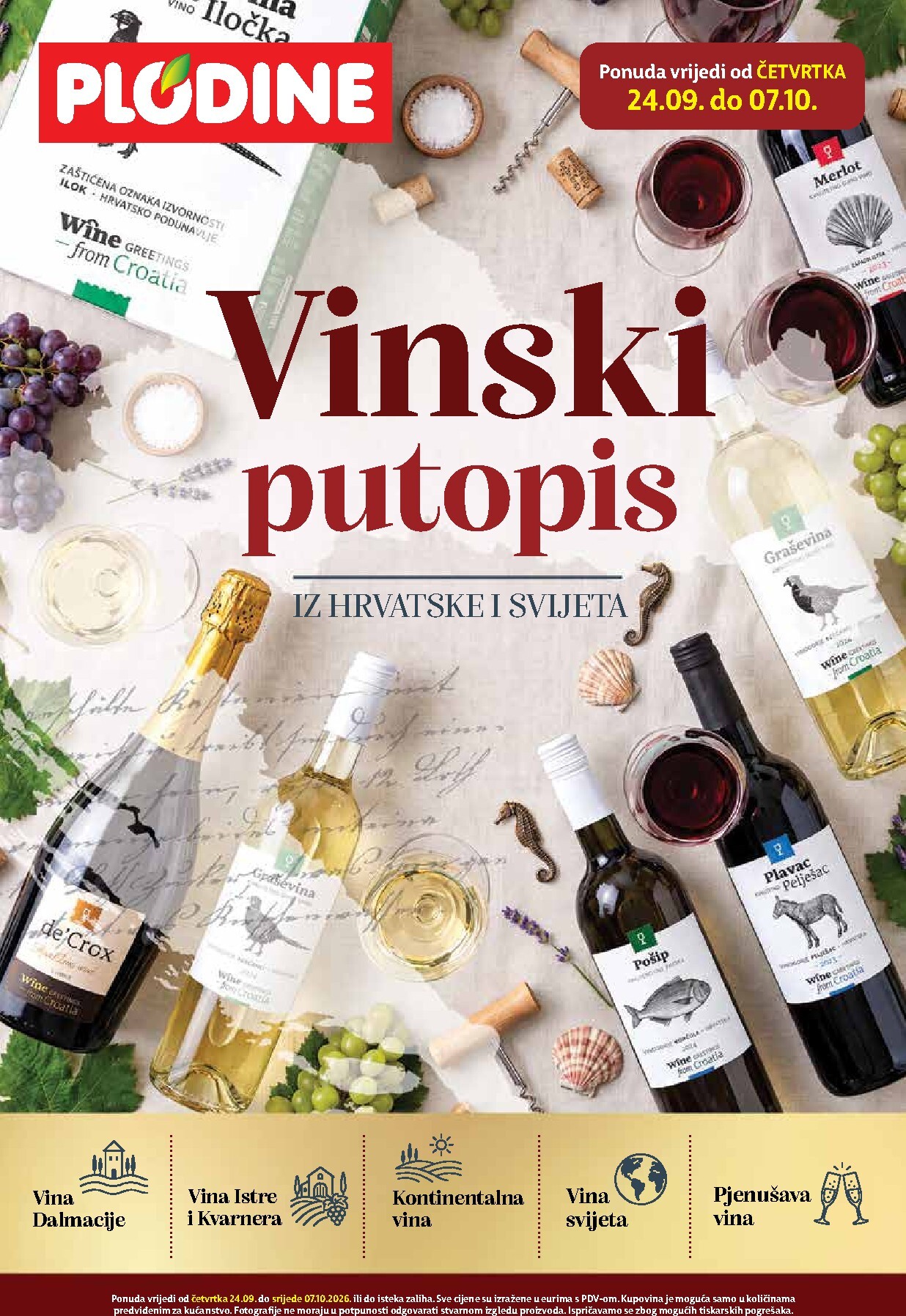 plodine - Novi Plodine - Vinski putopis katalog od četvrtka, 24.09.2026 do srijede, 07.10.2026