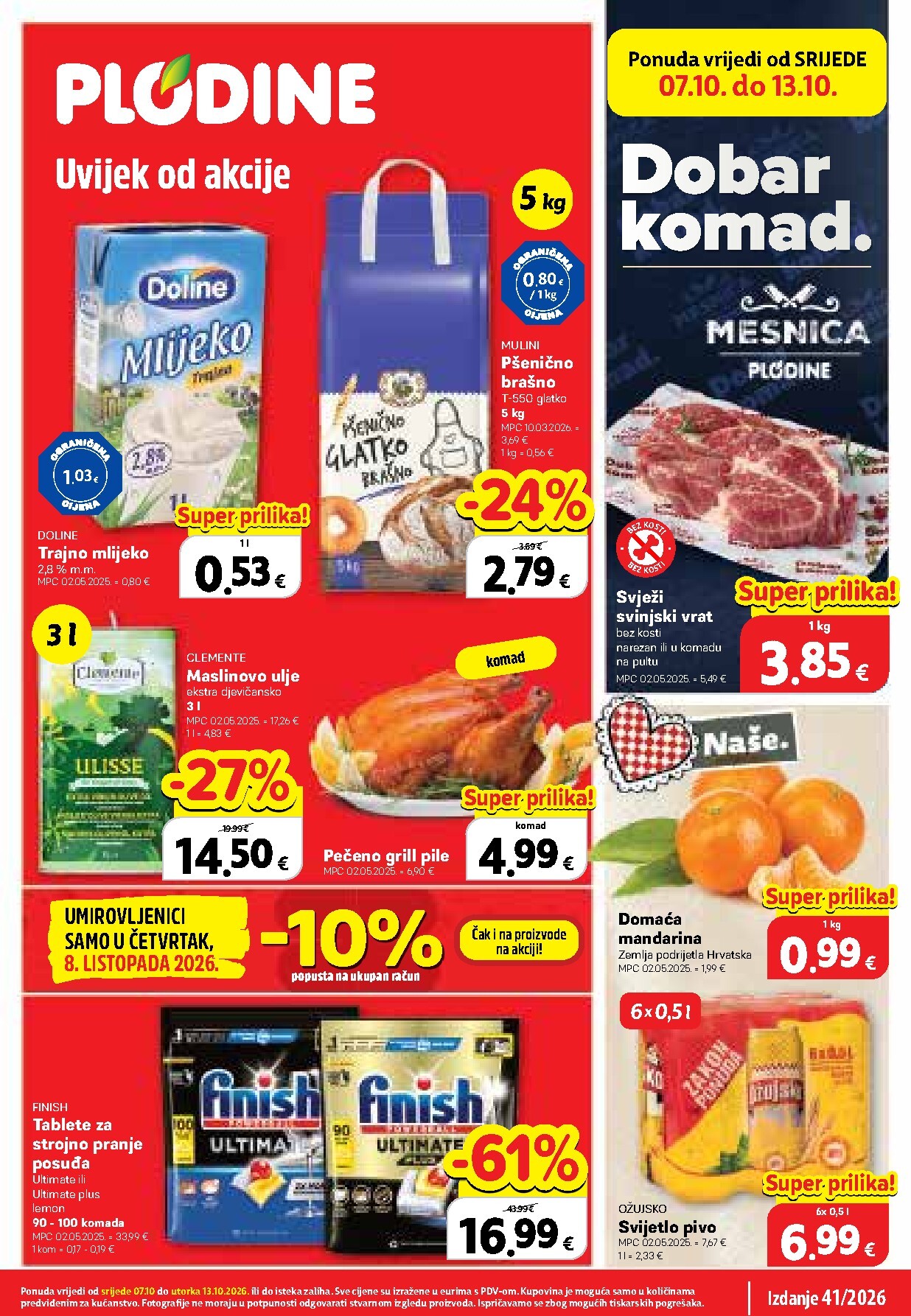 plodine - Novi Plodine katalog od srijede, 07.10.2026 do utorka, 13.10.2026 - page: 1