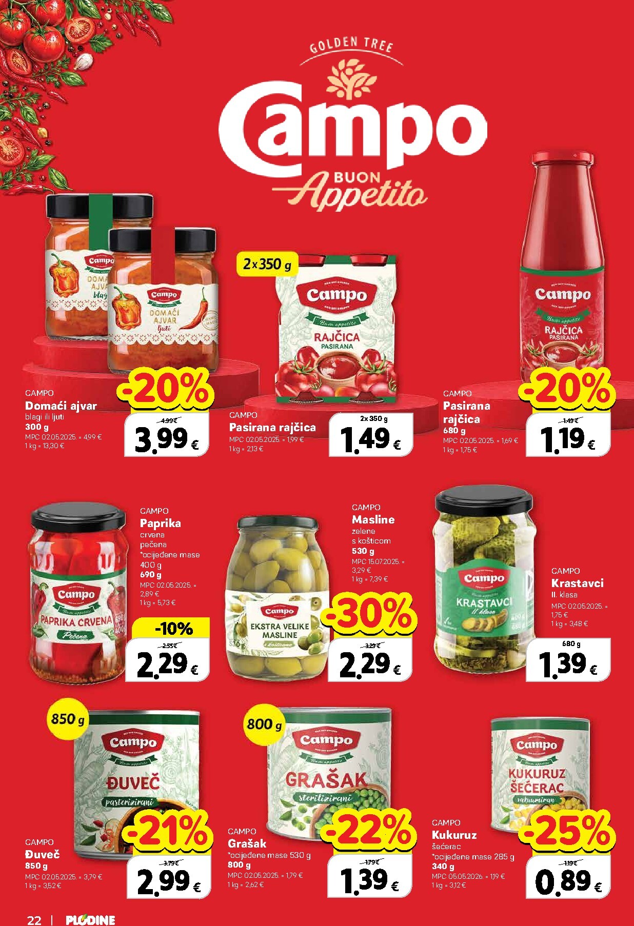 plodine - Novi Plodine katalog od srijede, 21.10.2026 do utorka, 27.10.2026 - page: 22
