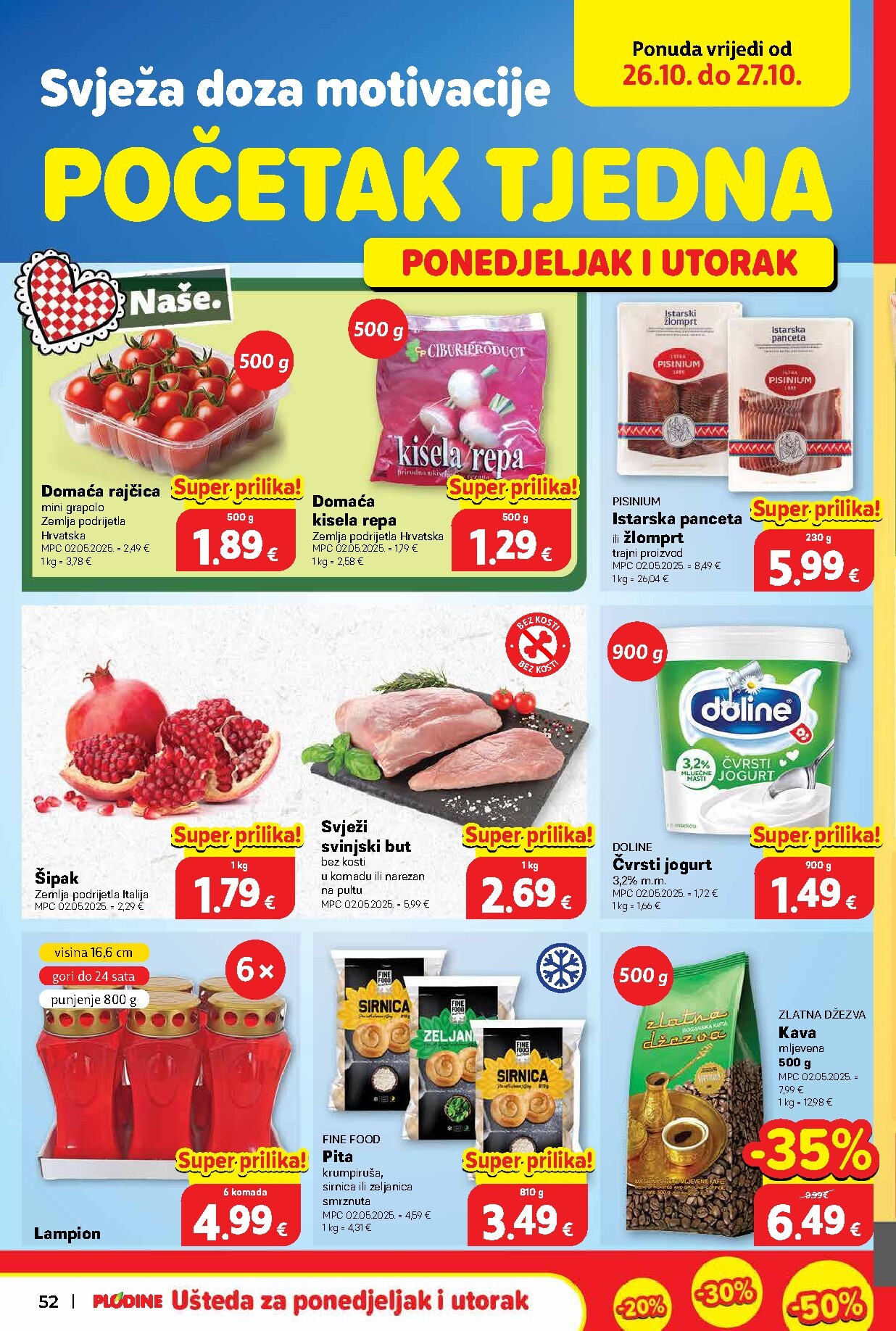 plodine - Novi Plodine katalog od srijede, 21.10.2026 do utorka, 27.10.2026 - page: 52