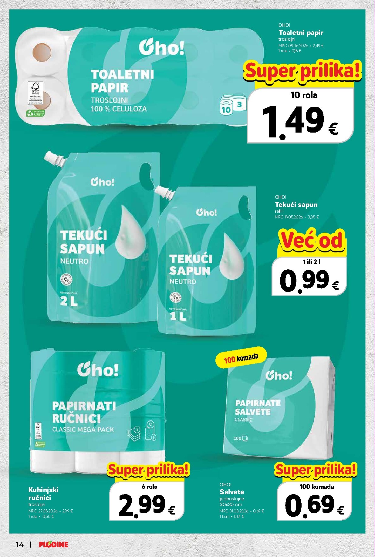 plodine - Aktualni katalog Plodine - Vrijedni kupovine od četvrtka, 22.10.2026 do srijede, 04.11.2026 - page: 14