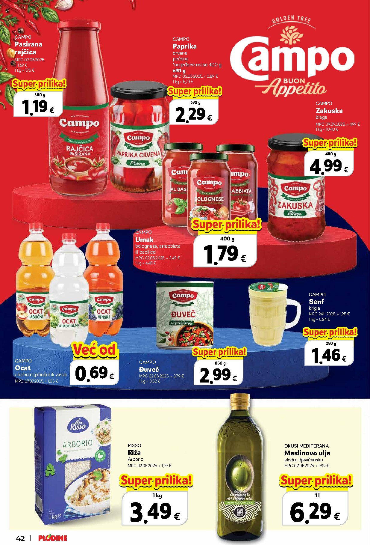 plodine - Aktualni katalog Plodine - Vrijedni kupovine od četvrtka, 22.10.2026 do srijede, 04.11.2026 - page: 42