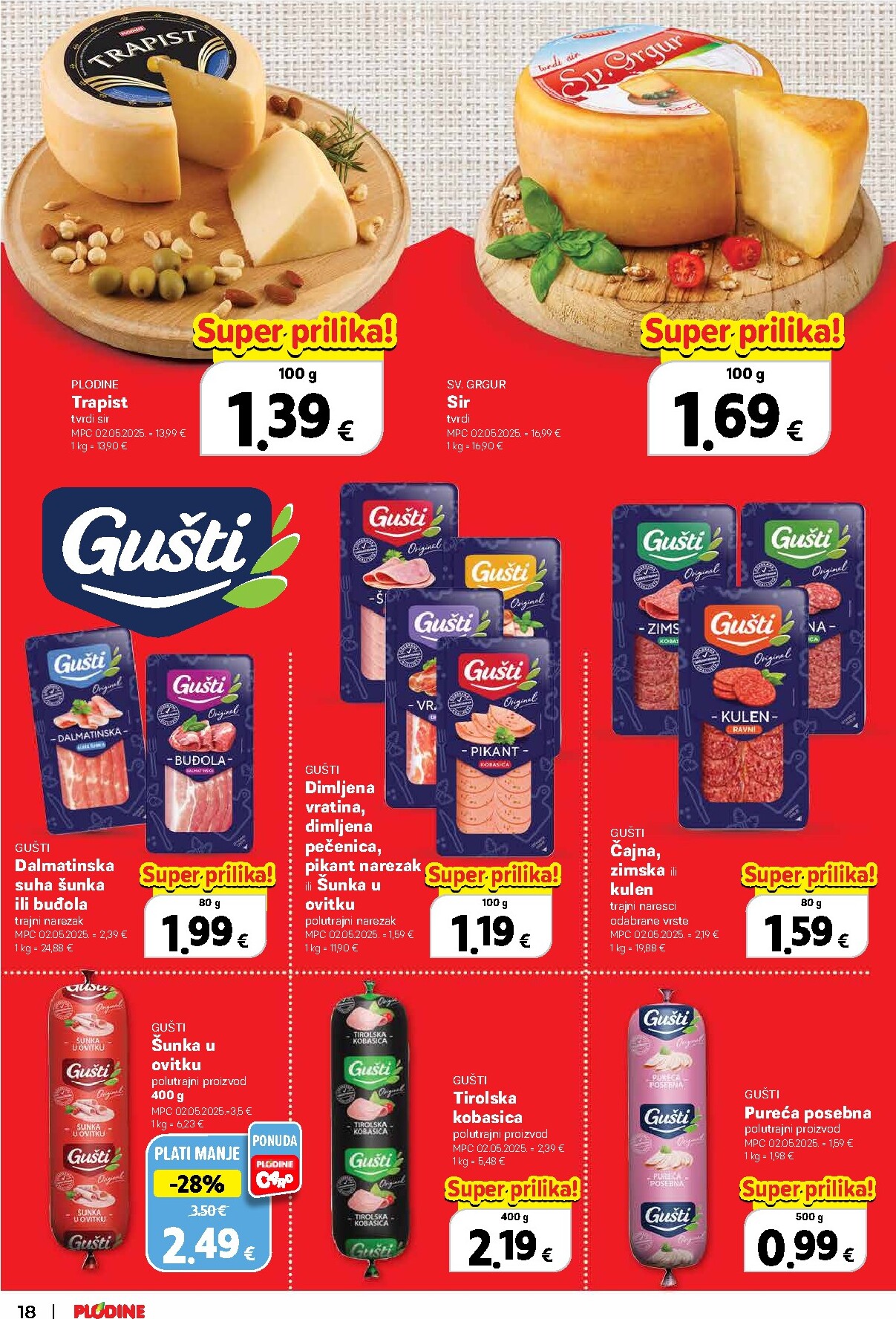 plodine - Aktualni katalog Plodine - Vrijedni kupovine od četvrtka, 22.10.2026 do srijede, 04.11.2026 - page: 18