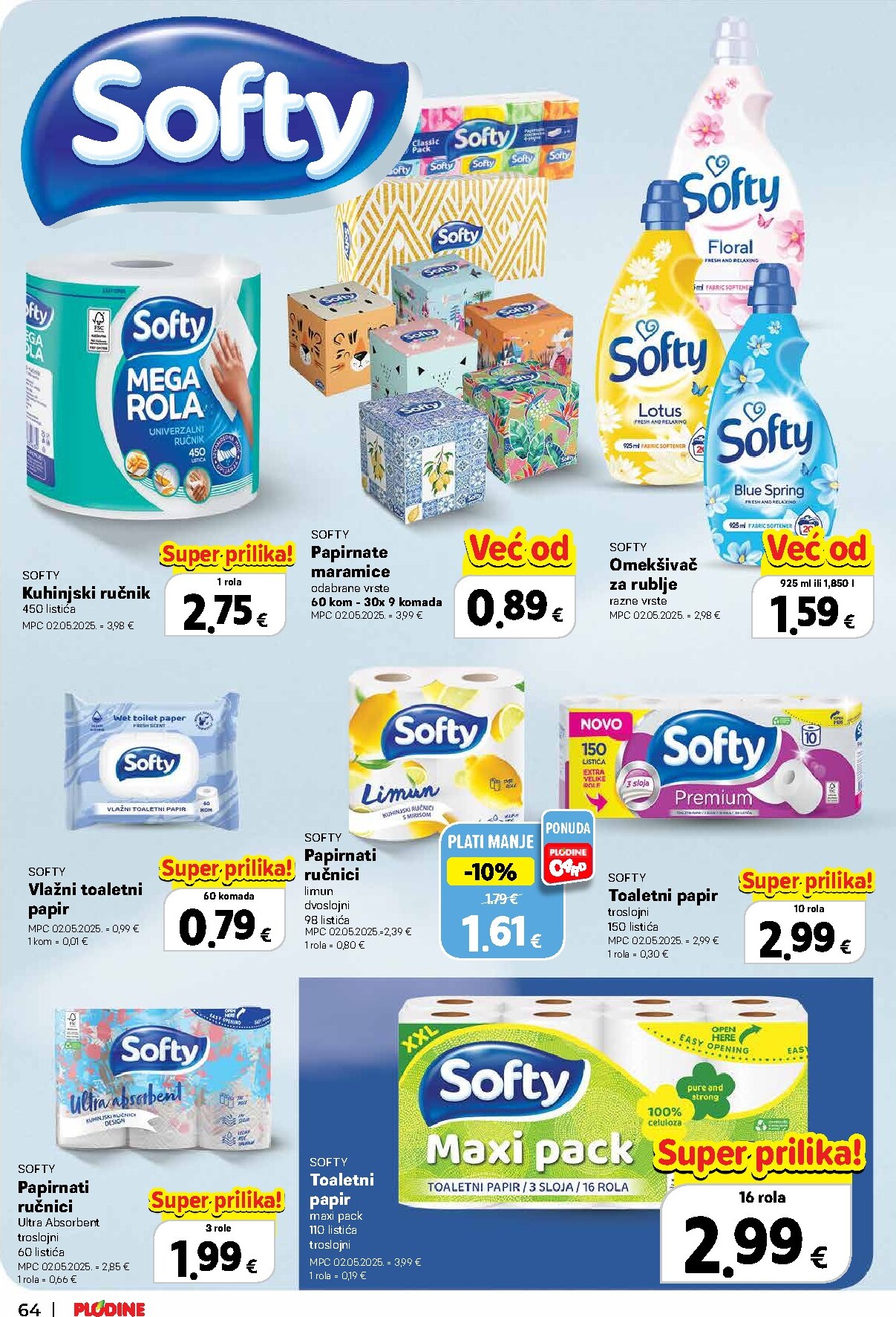 plodine - Aktualni katalog Plodine - Vrijedni kupovine od četvrtka, 22.10.2026 do srijede, 04.11.2026 - page: 64