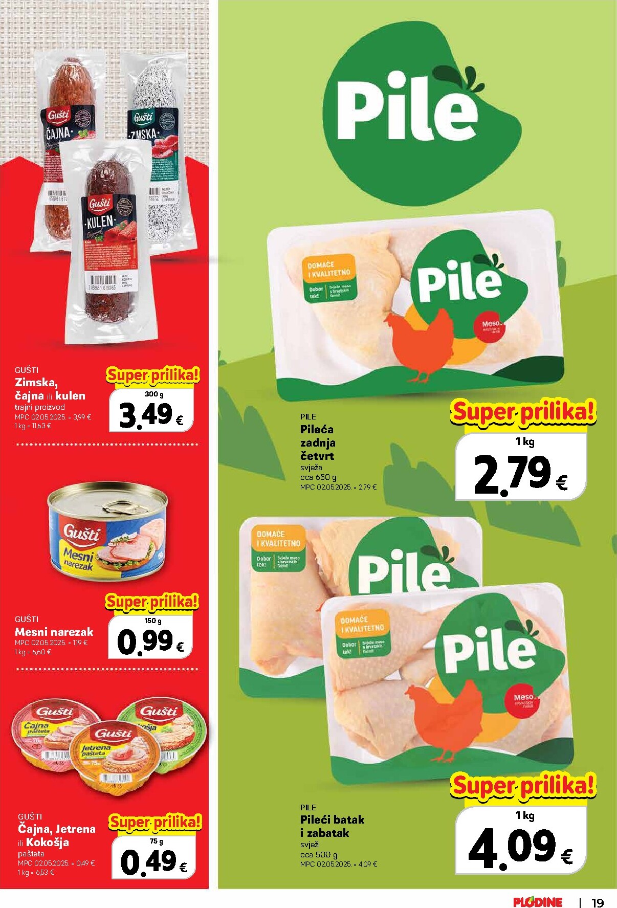 plodine - Aktualni katalog Plodine - Vrijedni kupovine od četvrtka, 22.10.2026 do srijede, 04.11.2026 - page: 19