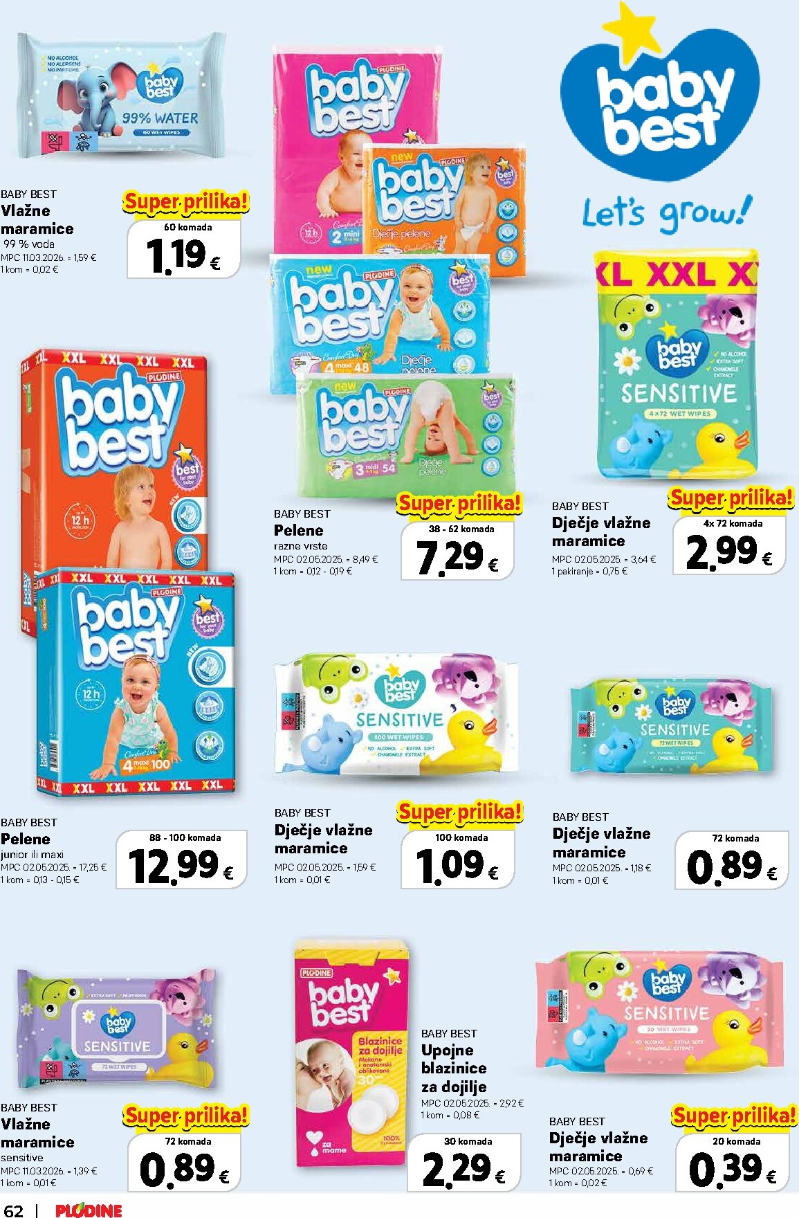 plodine - Aktualni katalog Plodine - Vrijedni kupovine od četvrtka, 22.10.2026 do srijede, 04.11.2026 - page: 62