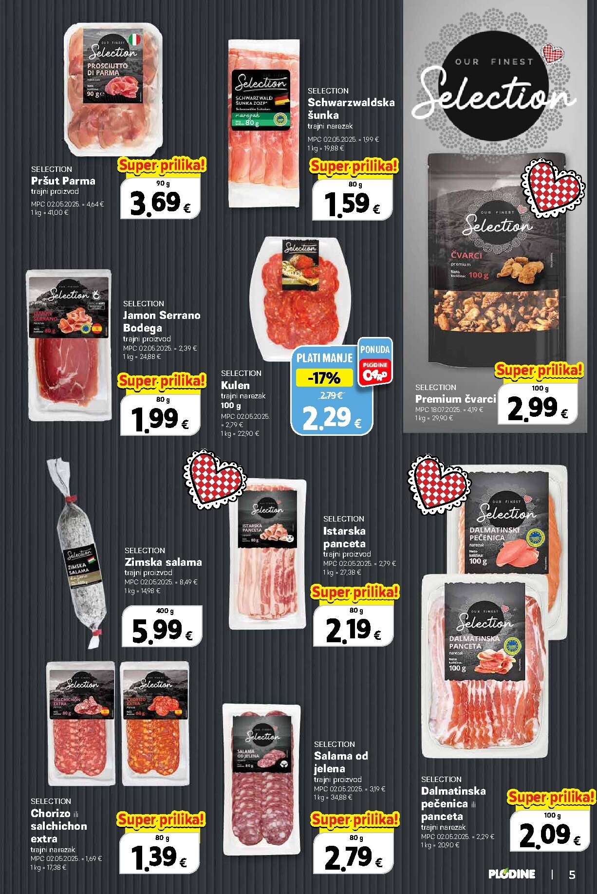 plodine - Aktualni katalog Plodine - Vrijedni kupovine od četvrtka, 22.10.2026 do srijede, 04.11.2026 - page: 5
