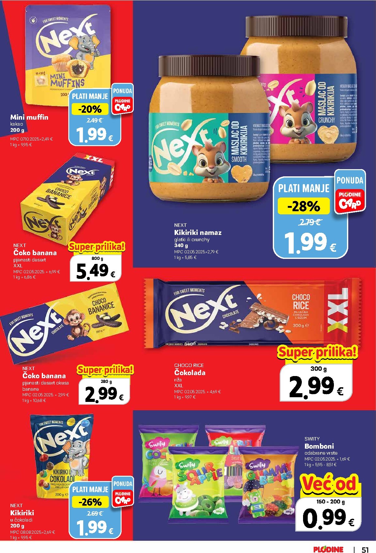 plodine - Aktualni katalog Plodine - Vrijedni kupovine od četvrtka, 22.10.2026 do srijede, 04.11.2026 - page: 51