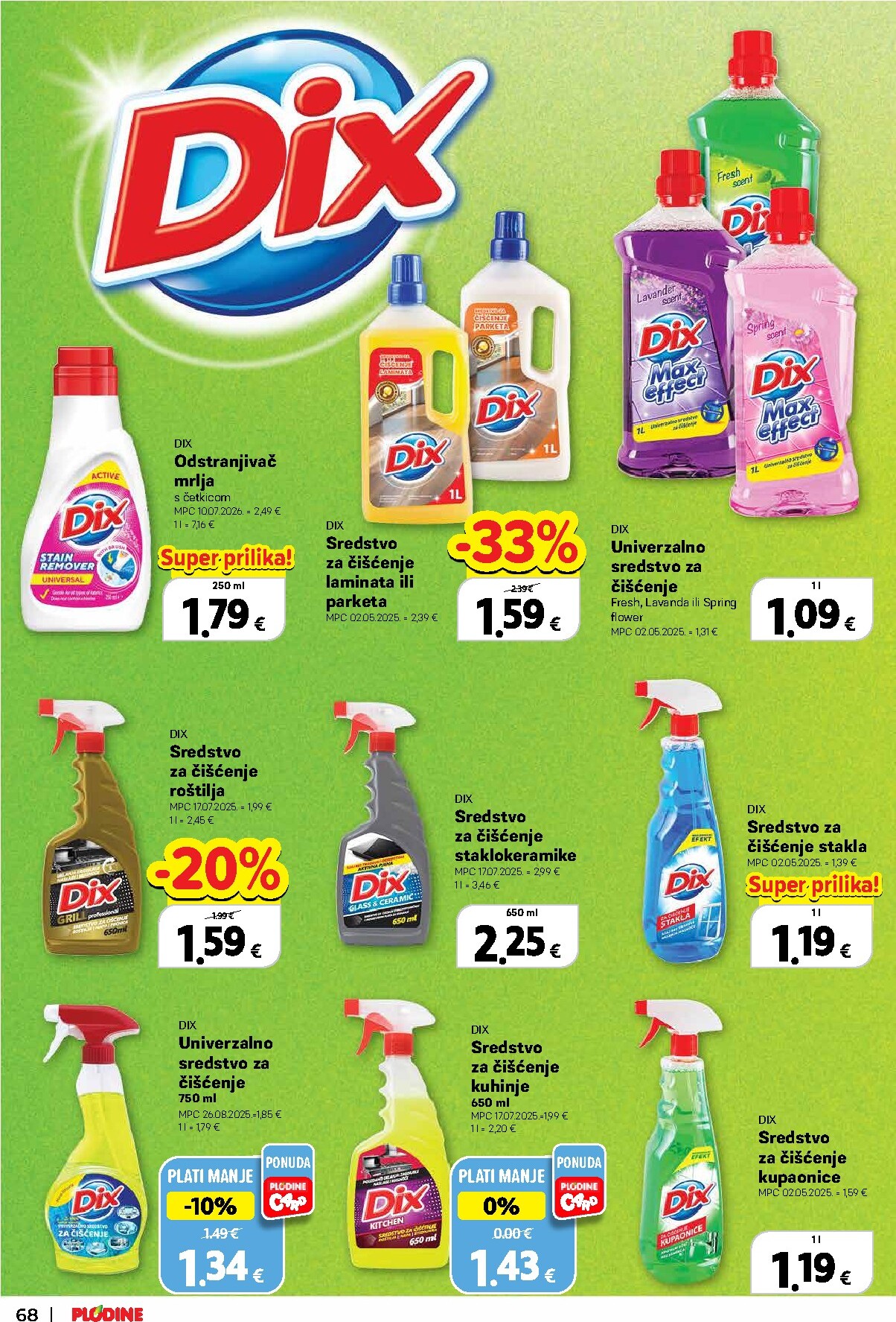 plodine - Aktualni katalog Plodine - Vrijedni kupovine od četvrtka, 22.10.2026 do srijede, 04.11.2026 - page: 68