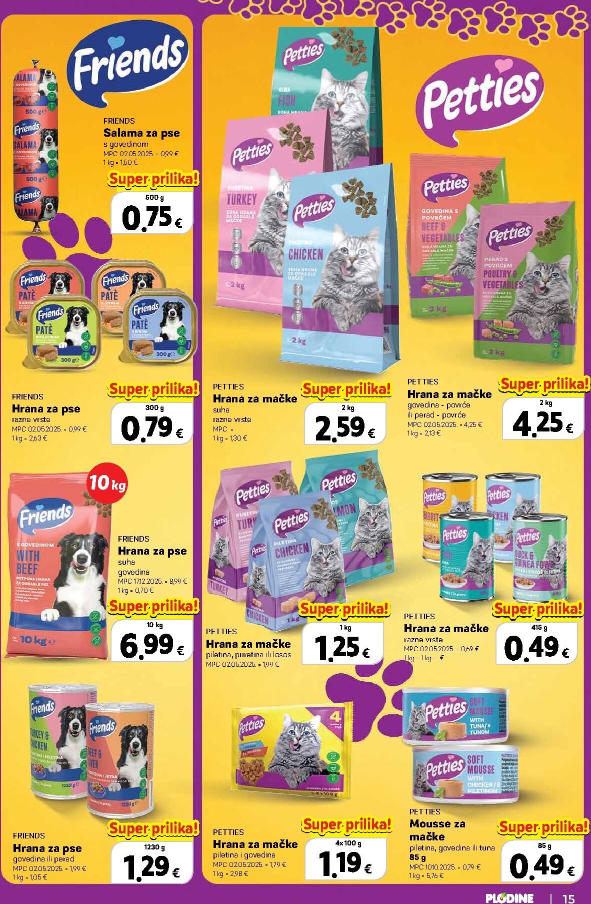 plodine - Aktualni katalog Plodine - Vrijedni kupovine od četvrtka, 22.10.2026 do srijede, 04.11.2026 - page: 15
