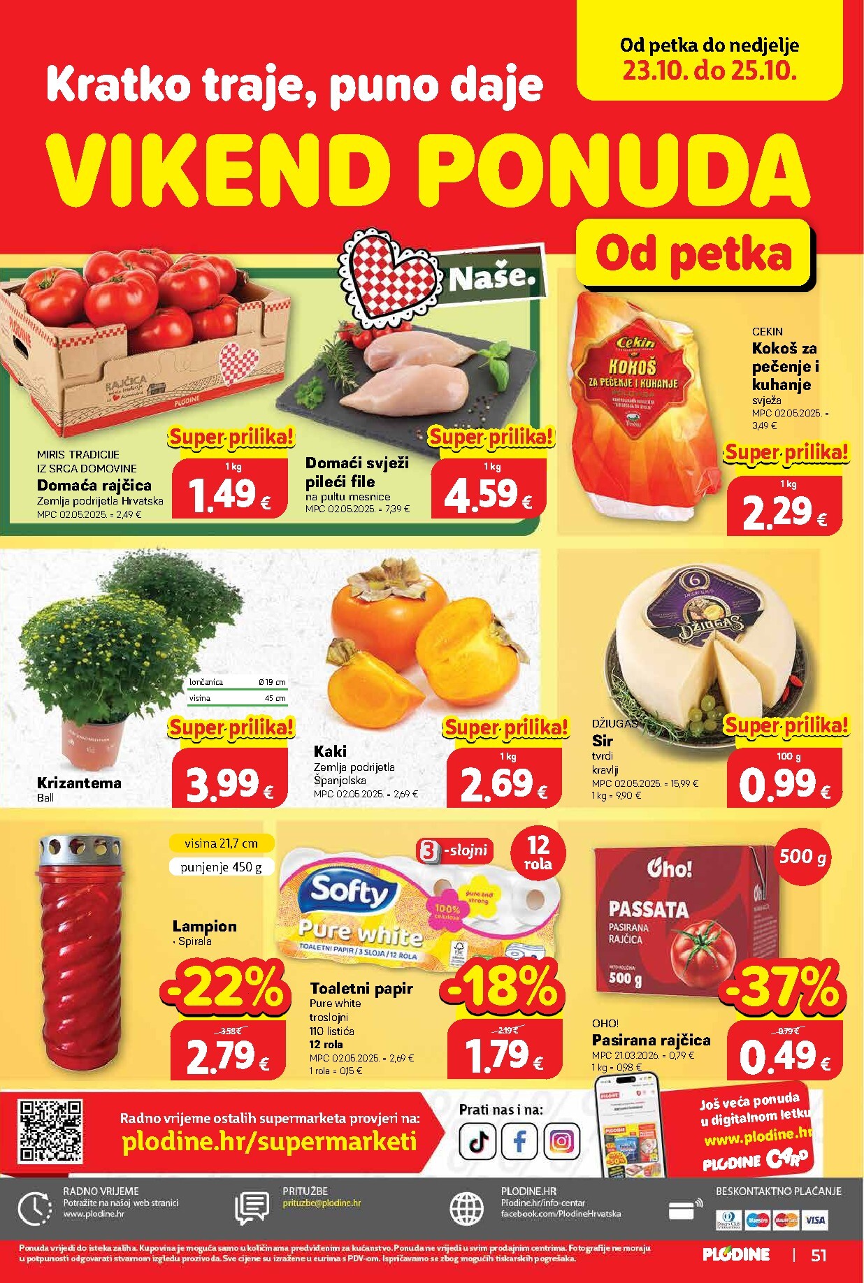 plodine - Aktualni katalog Plodine od srijede, 21.10.2026 do utorka, 27.10.2026 - page: 51
