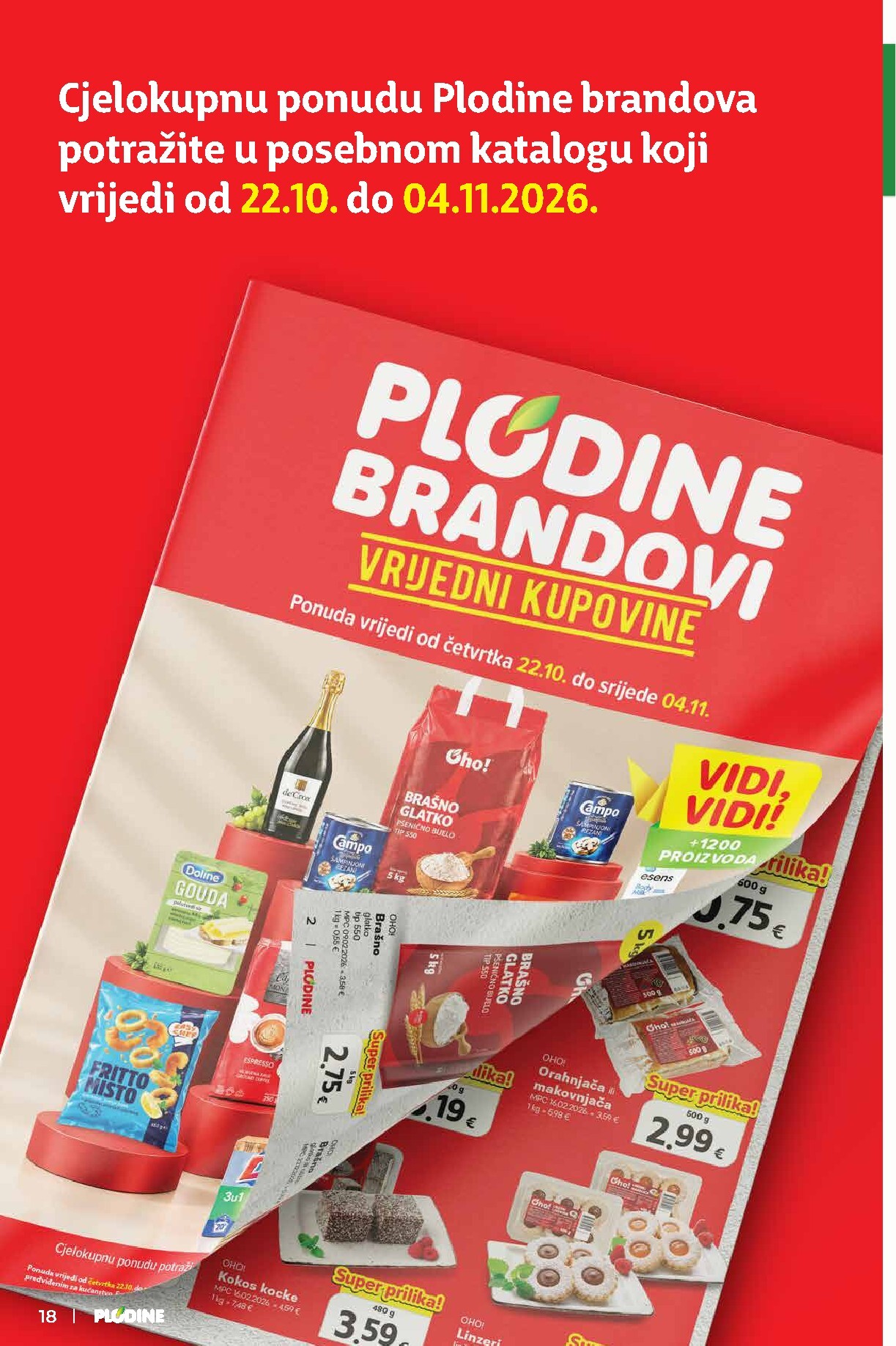 plodine - Aktualni katalog Plodine od srijede, 21.10.2026 do utorka, 27.10.2026 - page: 18