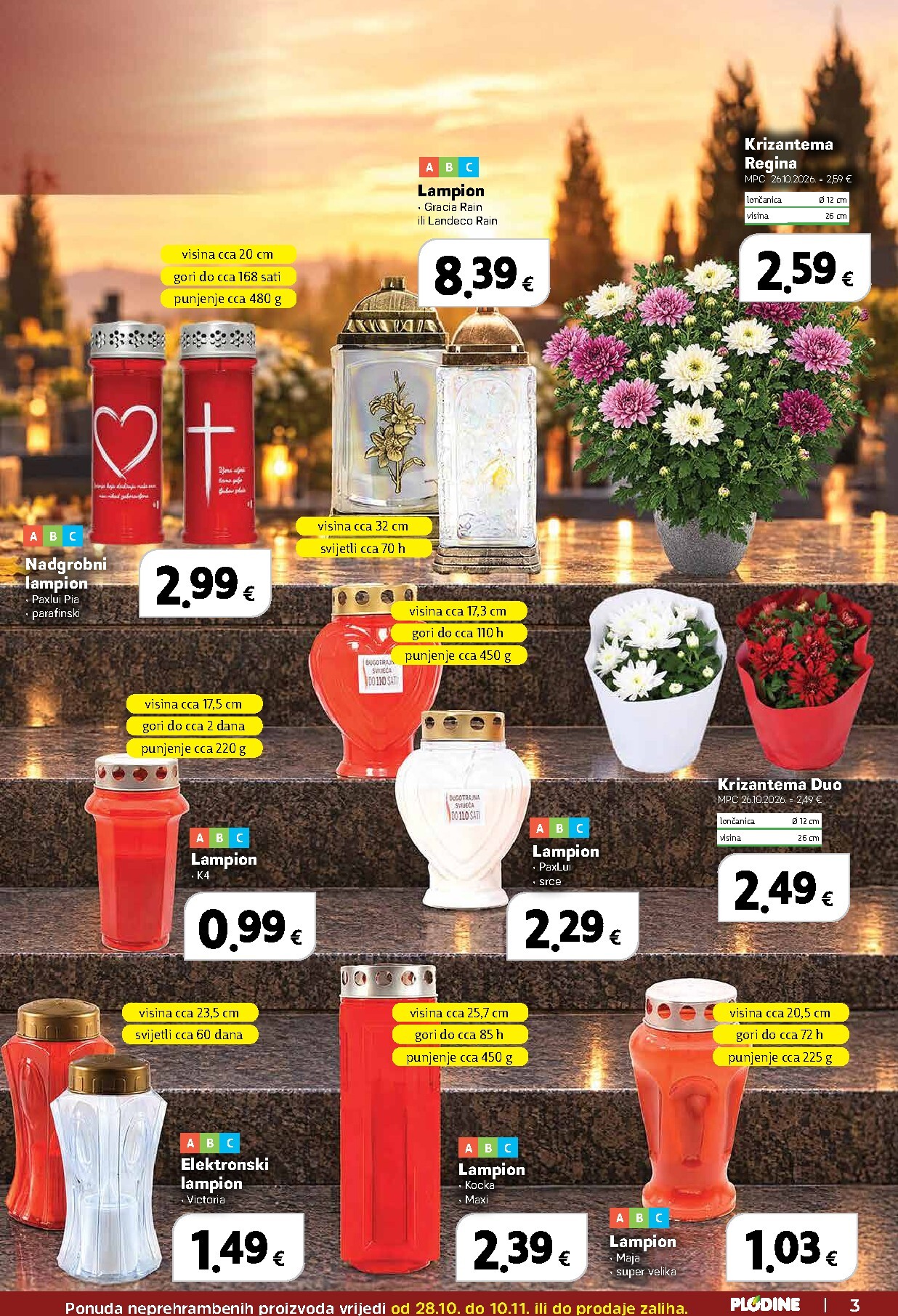 plodine - Novi Plodine katalog od srijede, 28.10.2026 do utorka, 03.11.2026 - page: 3