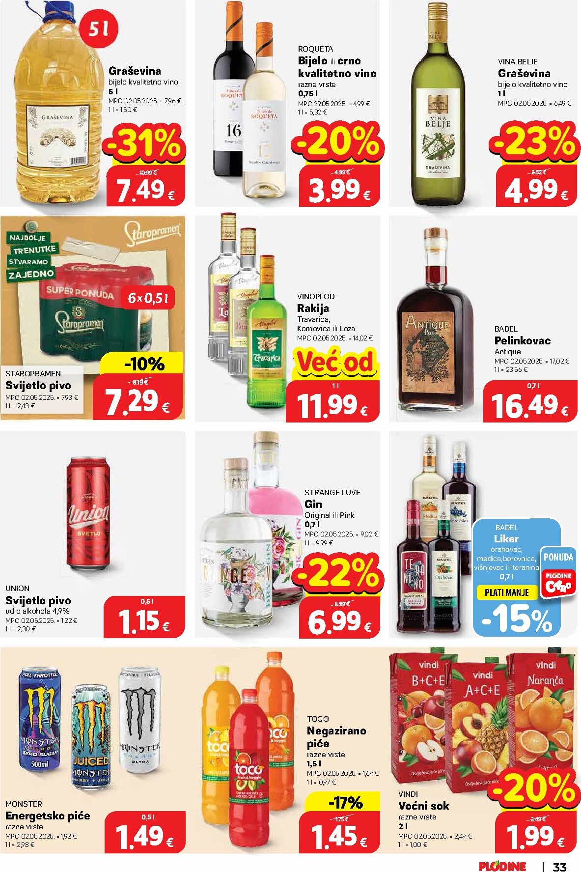 plodine - Novi Plodine katalog od srijede, 28.10.2026 do utorka, 03.11.2026 - page: 33