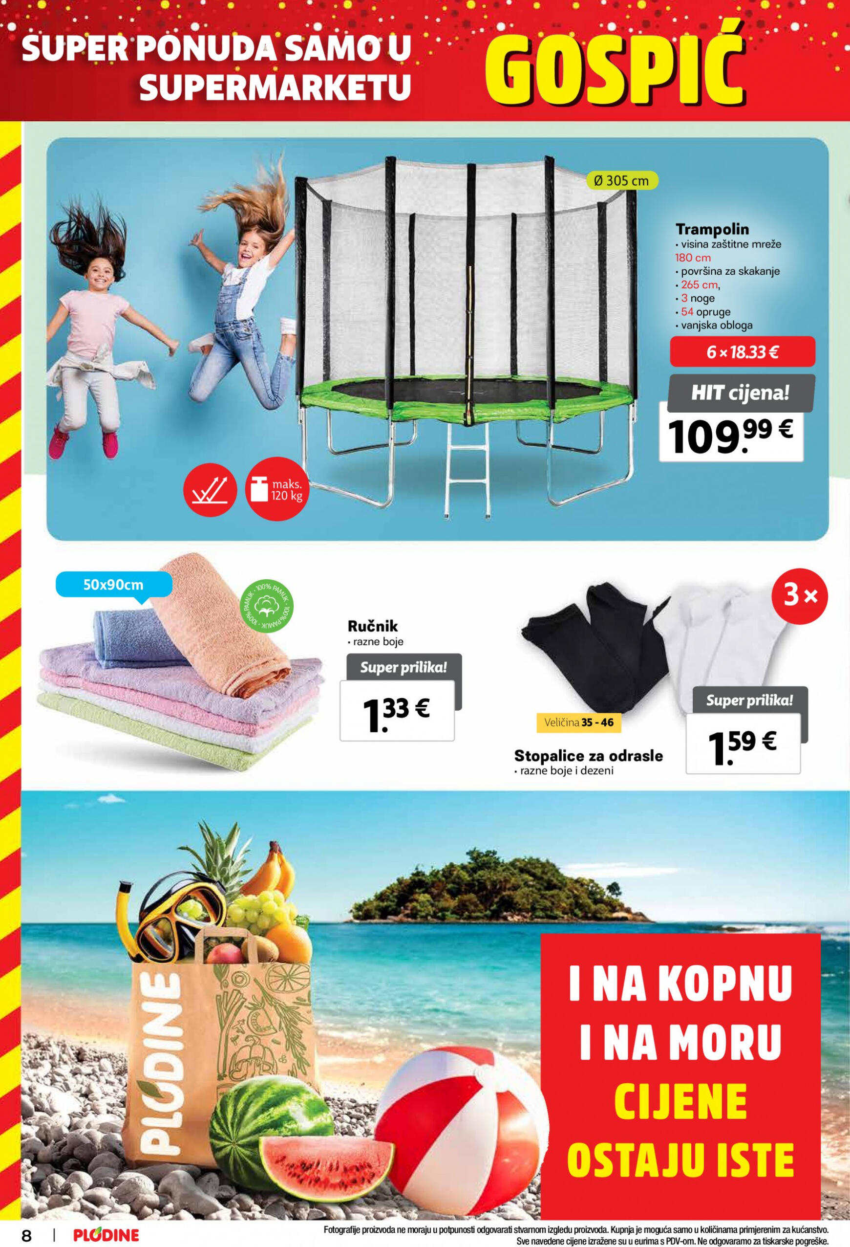 plodine - Novi katalog Plodine - Otvorenje Gospić 17.07. - 23.07. - page: 8