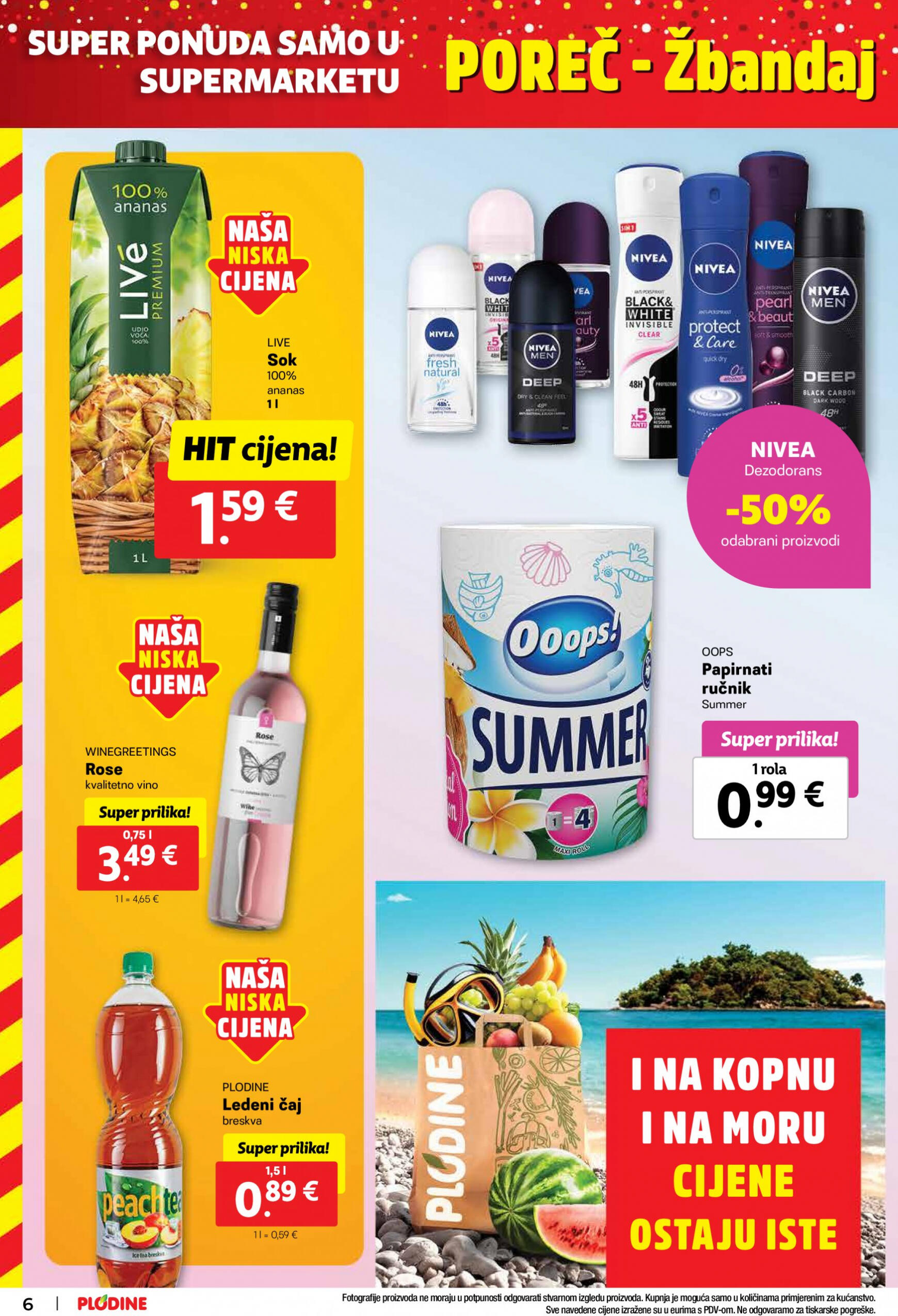 plodine - Novi katalog Plodine - otvorenje Poreč-Žbandaj 20.07. - 30.07. - page: 6