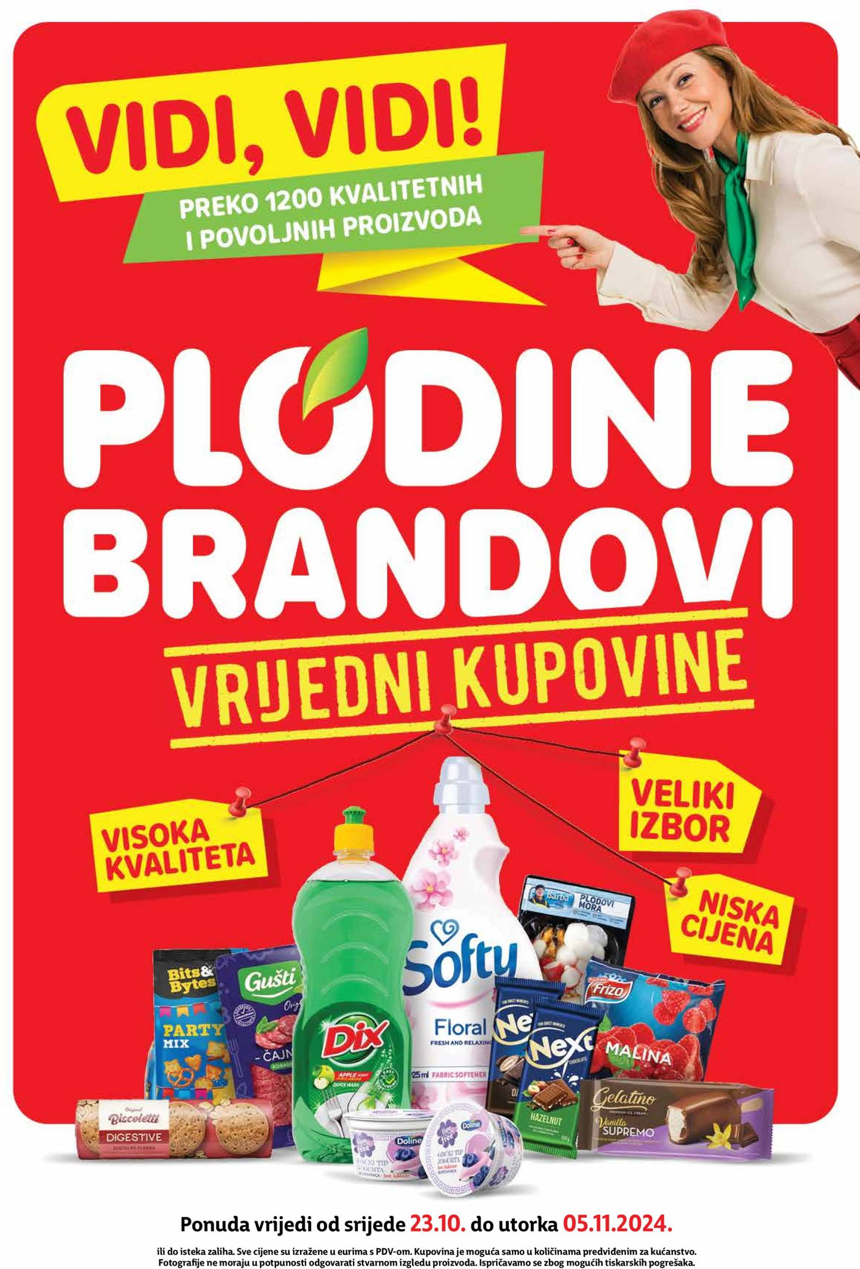 plodine - Plodine katalog vrijedi od 23.10. do 05.11. - page: 1