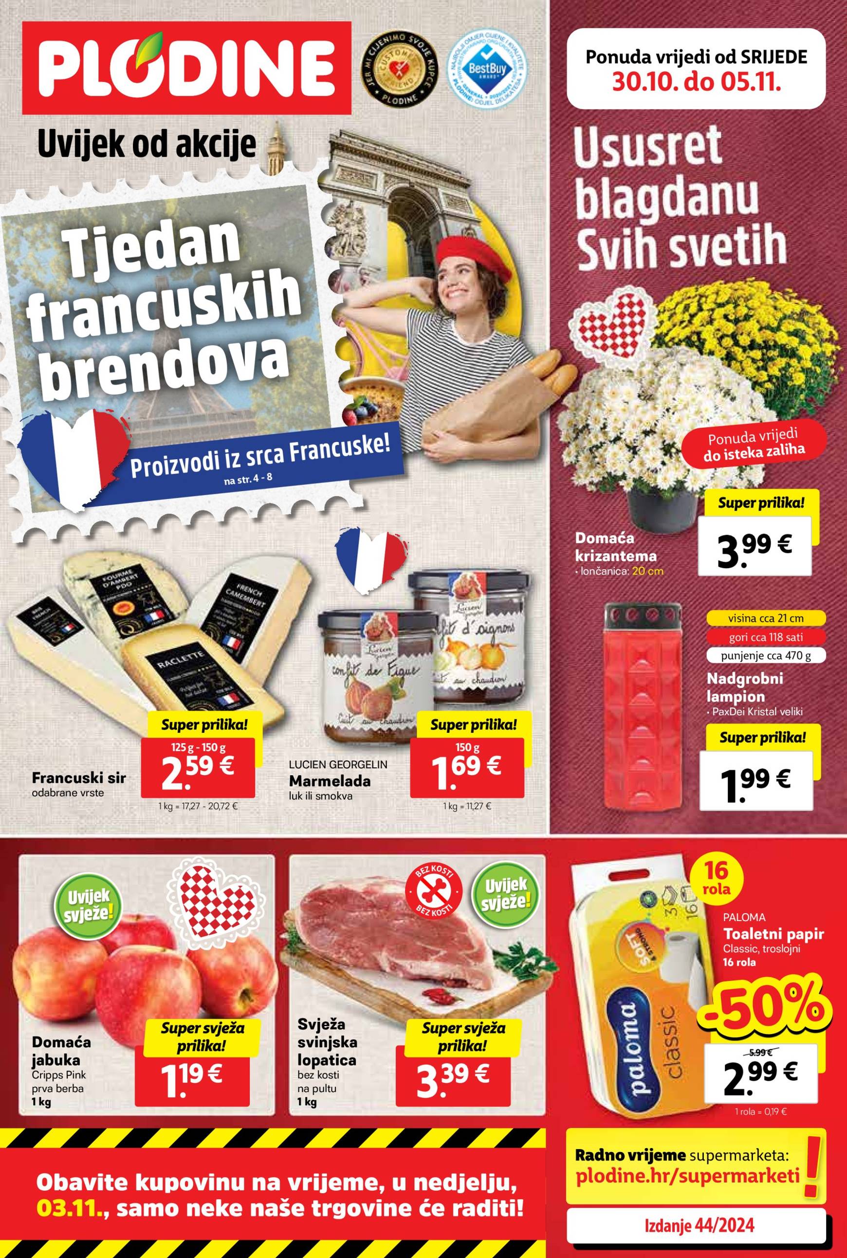 plodine - Plodine katalog vrijedi od 30.10. do 05.11. - page: 1