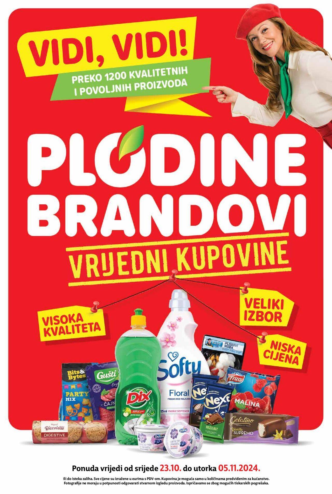 plodine - Katalog Plodine brandovi Plodine novi 23.10.2024 - 05.11.2024