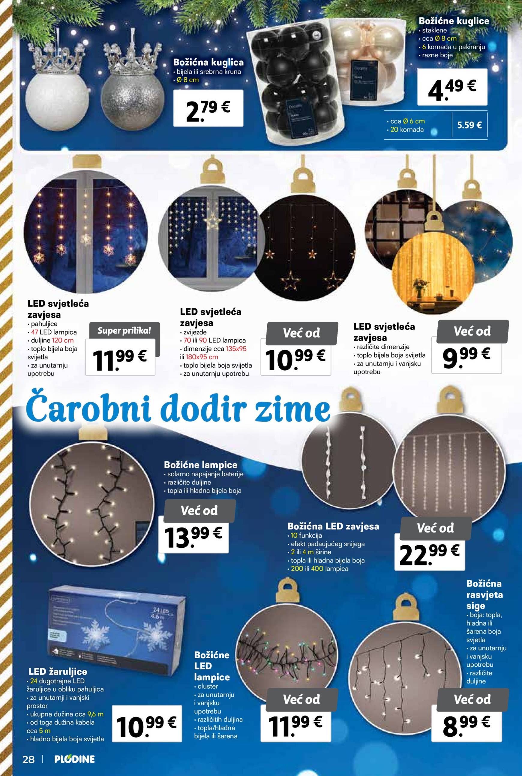 plodine - Plodine - Božićni katalog katalog vrijedi od 06.11. do 31.12. - page: 28