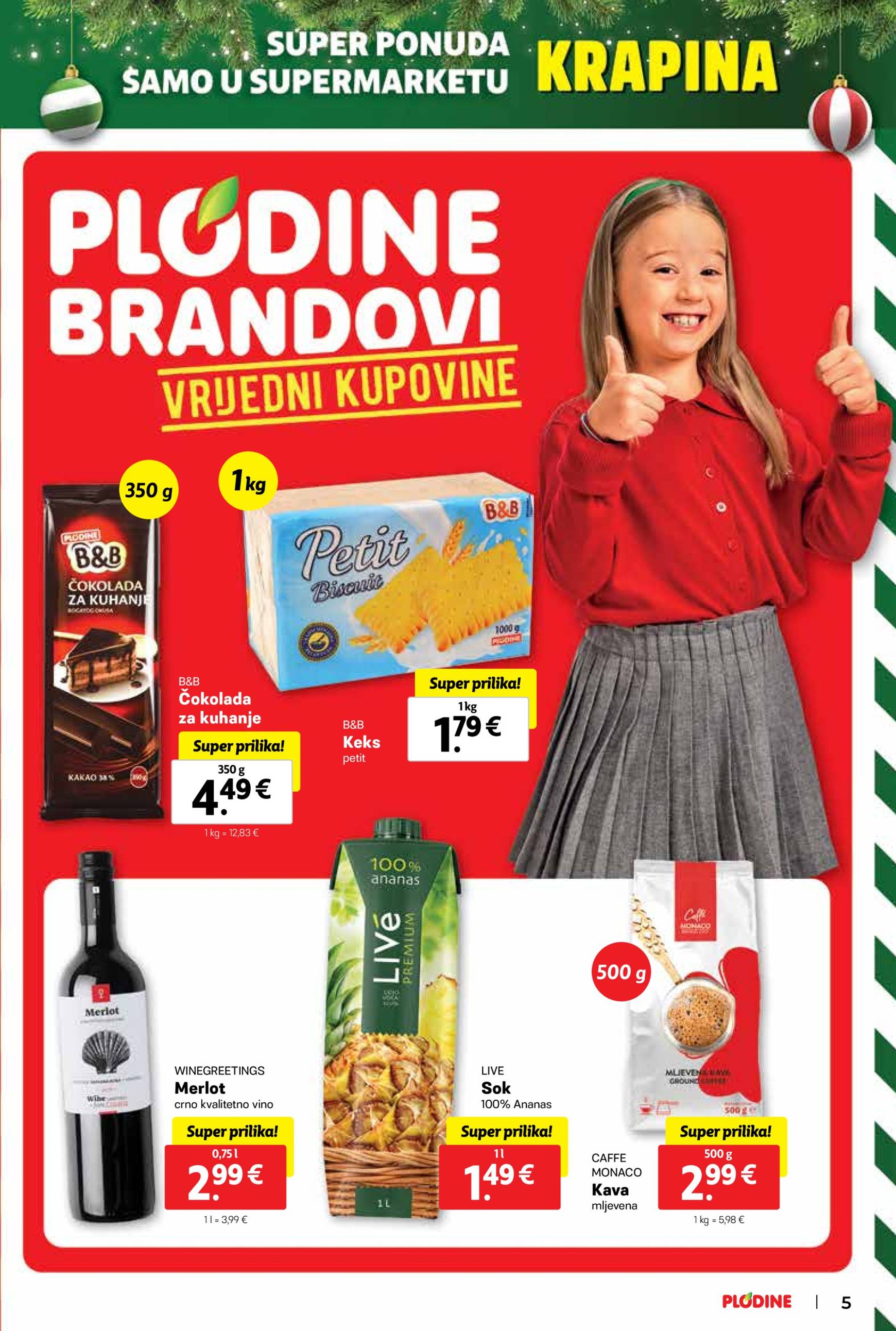 plodine - Plodine - Otvorenje Krapina katalog vrijedi od 20.11. do 26.11. - page: 5