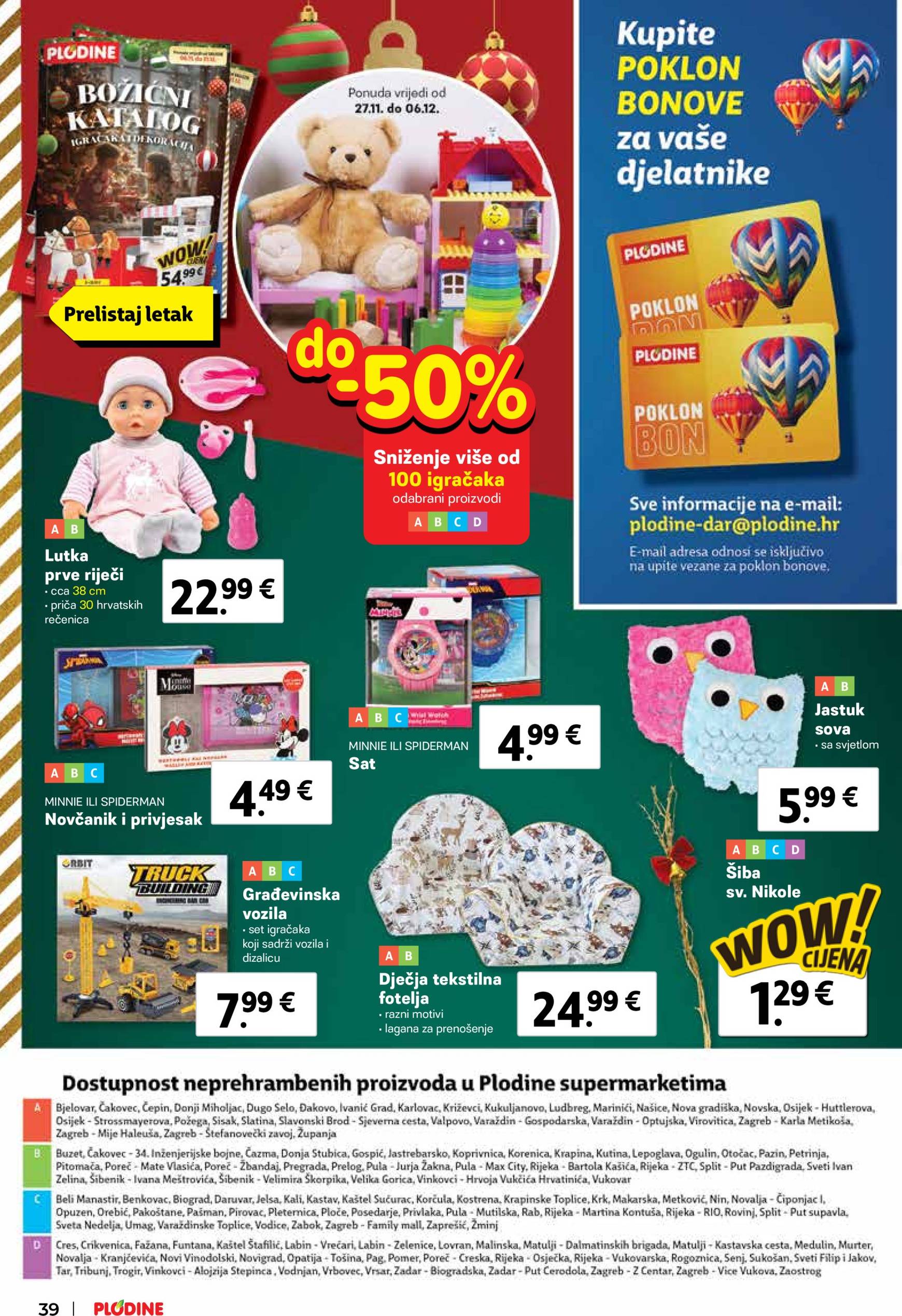 plodine - Plodine - Black Friday Week katalog vrijedi od 27.11. do 03.12. - page: 40