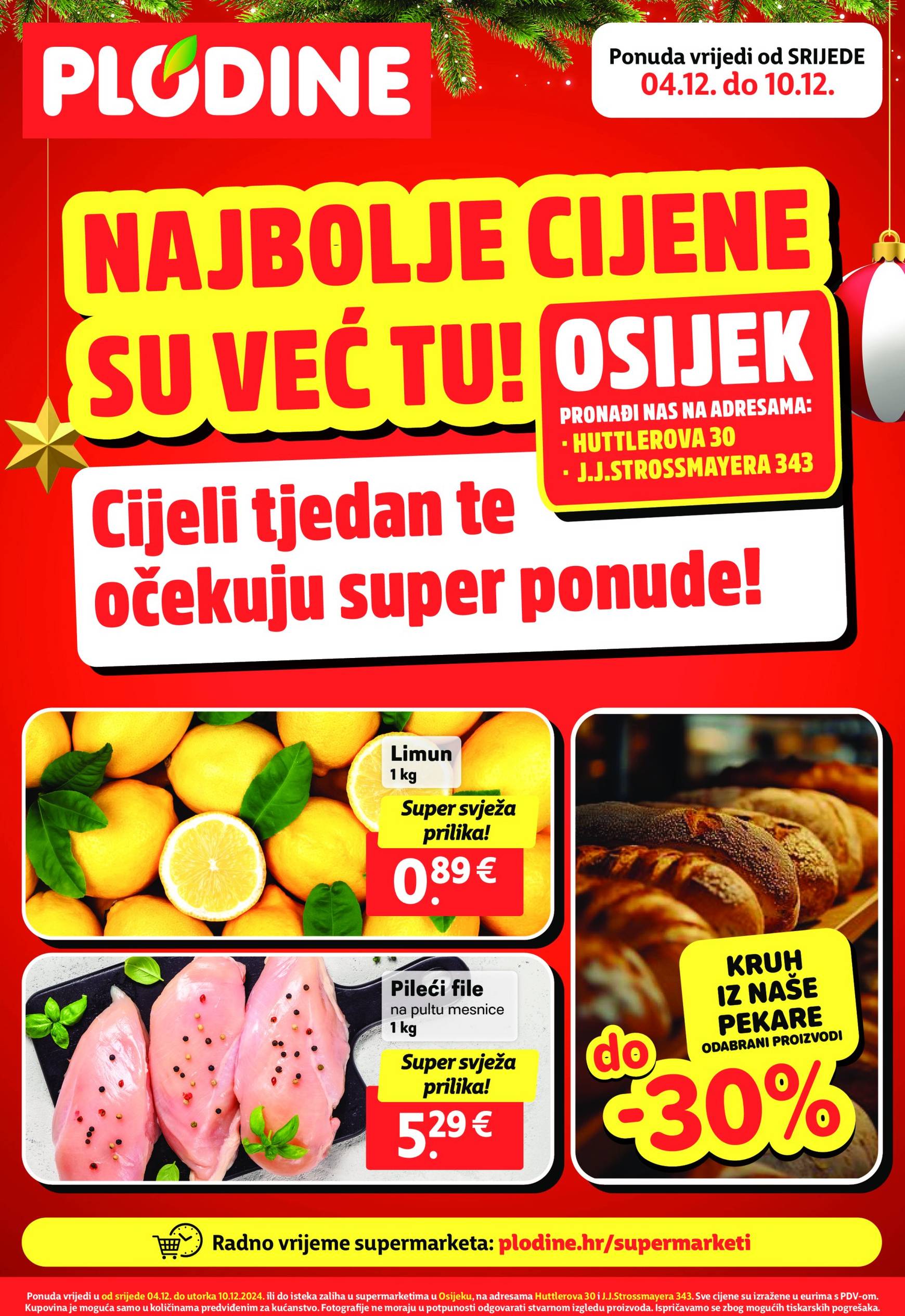 plodine - Plodine - Osijek katalog vrijedi od 04.12. do 10.12.