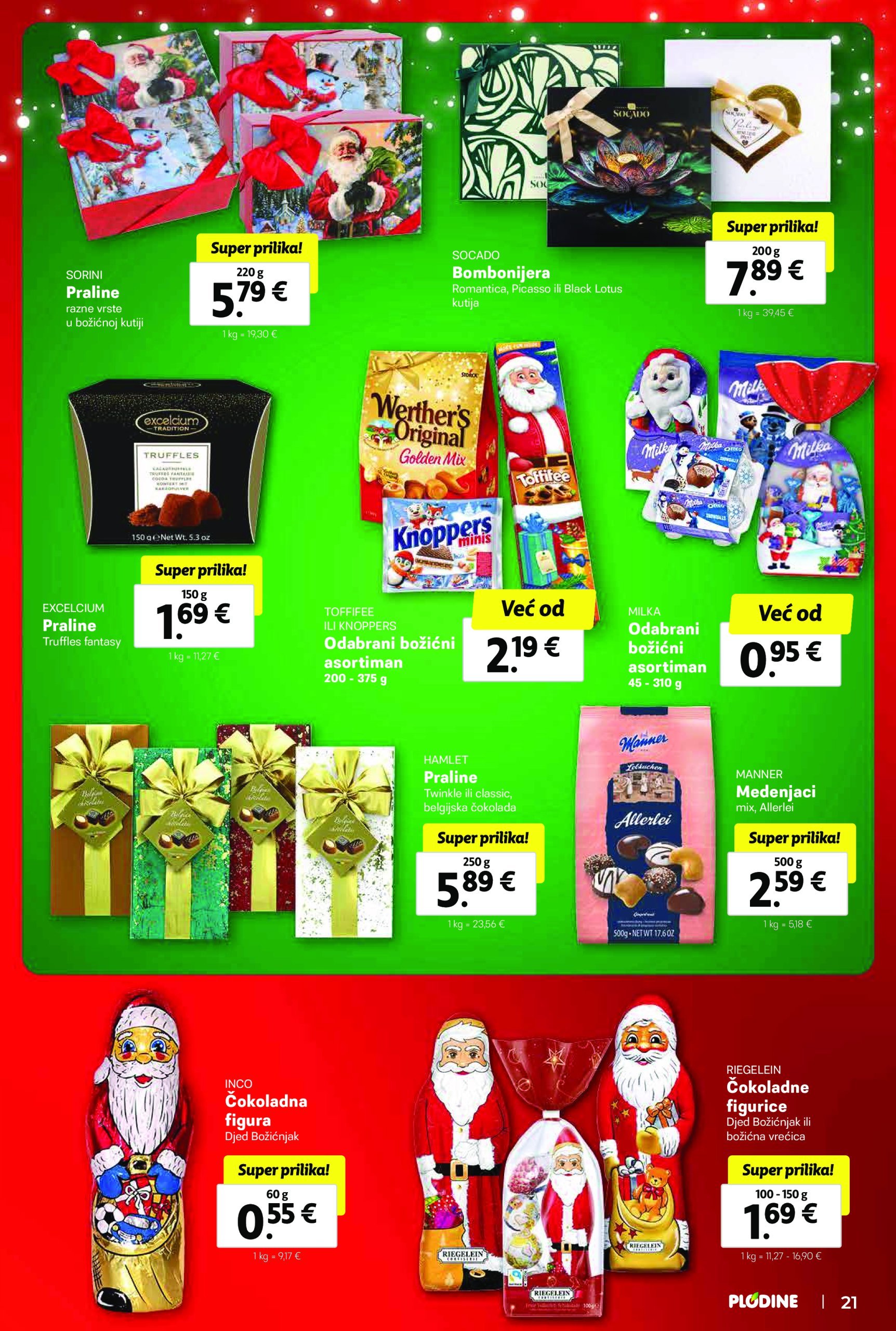 plodine - Plodine katalog vrijedi od 18.12. do 24.12. - page: 21