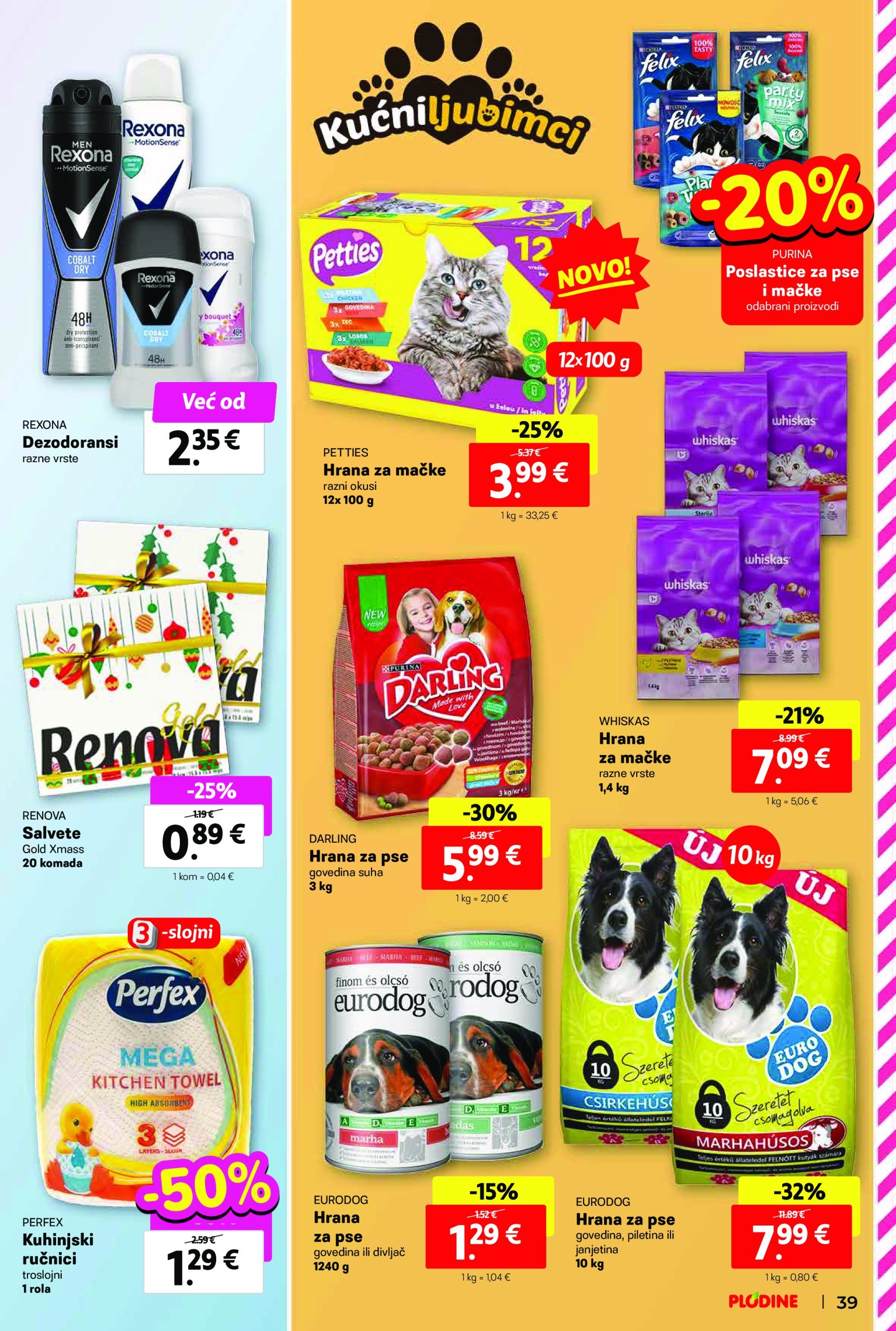 plodine - Plodine katalog vrijedi od 18.12. do 24.12. - page: 39