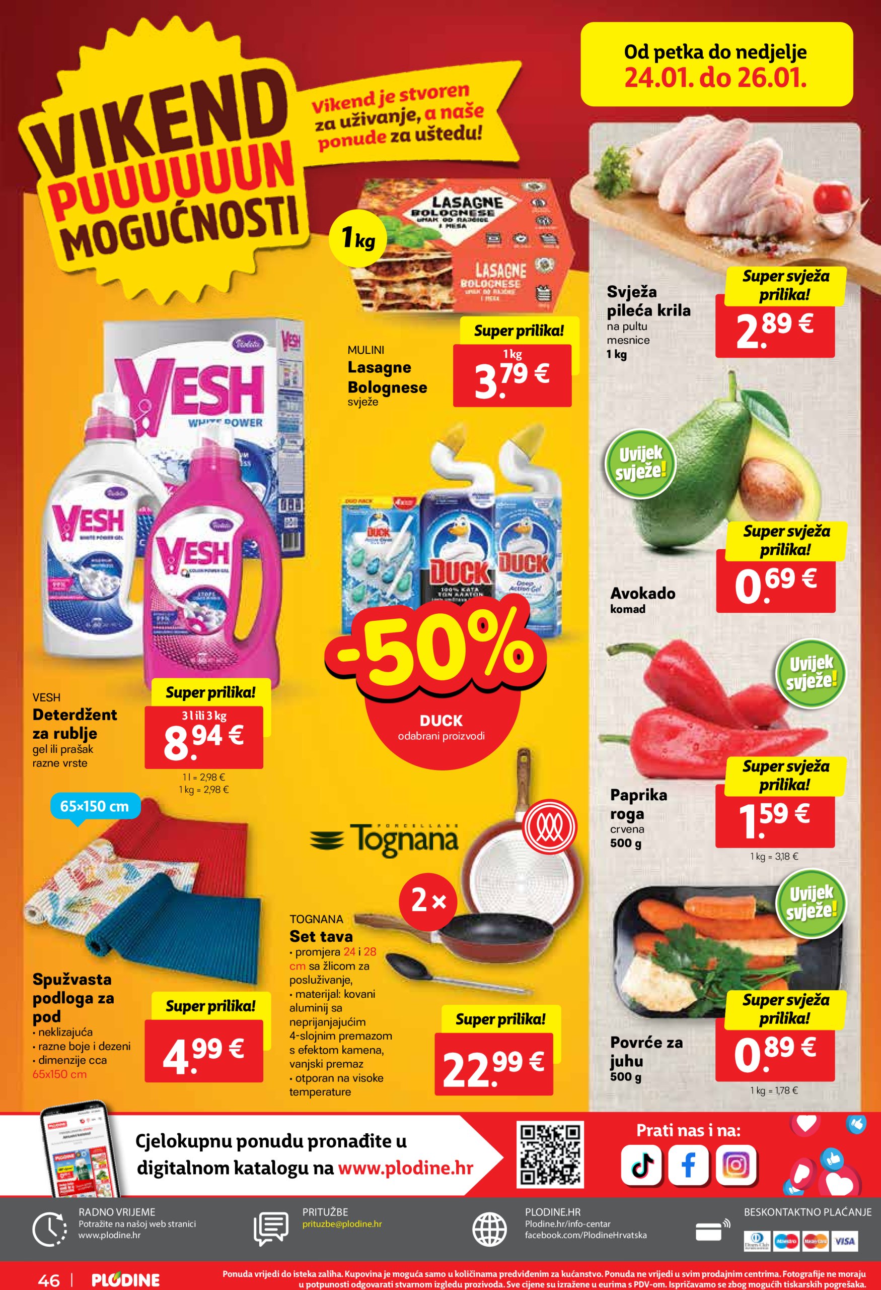 plodine - Plodine - Ozalj katalog vrijedi od 22.01. do 28.01. - page: 46