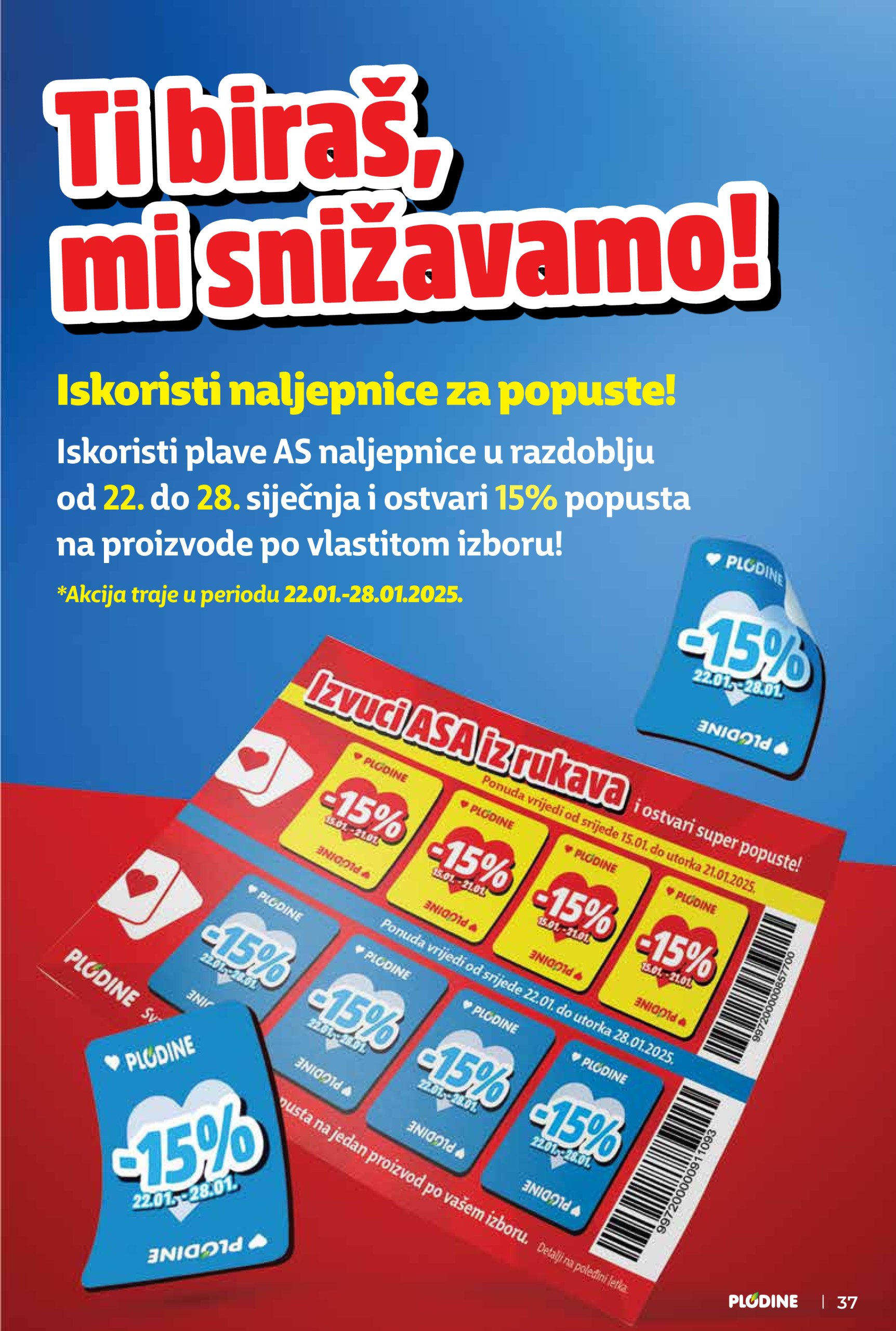 plodine - Plodine - Ozalj katalog vrijedi od 22.01. do 28.01. - page: 37