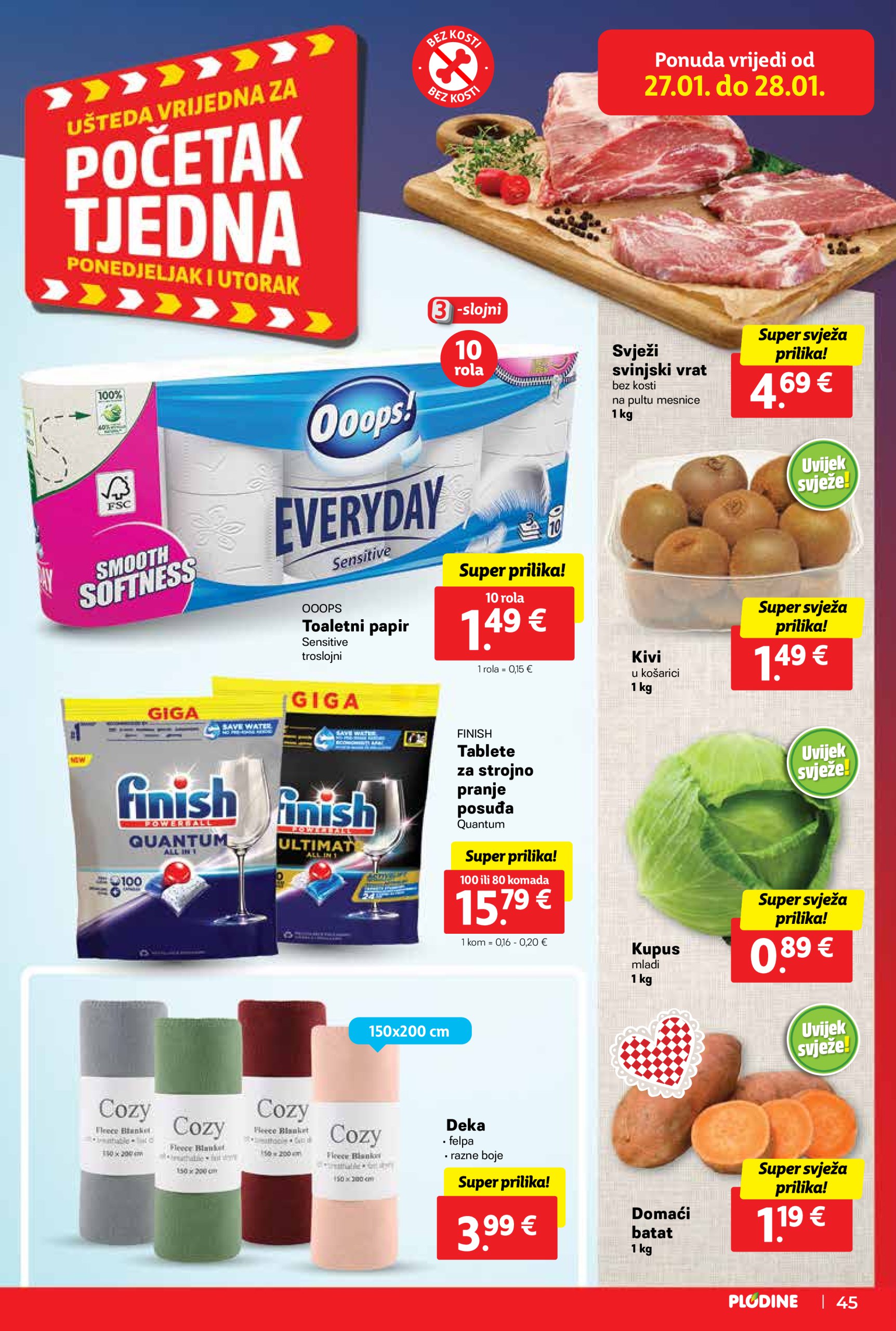 plodine - Plodine - Ozalj katalog vrijedi od 22.01. do 28.01. - page: 45