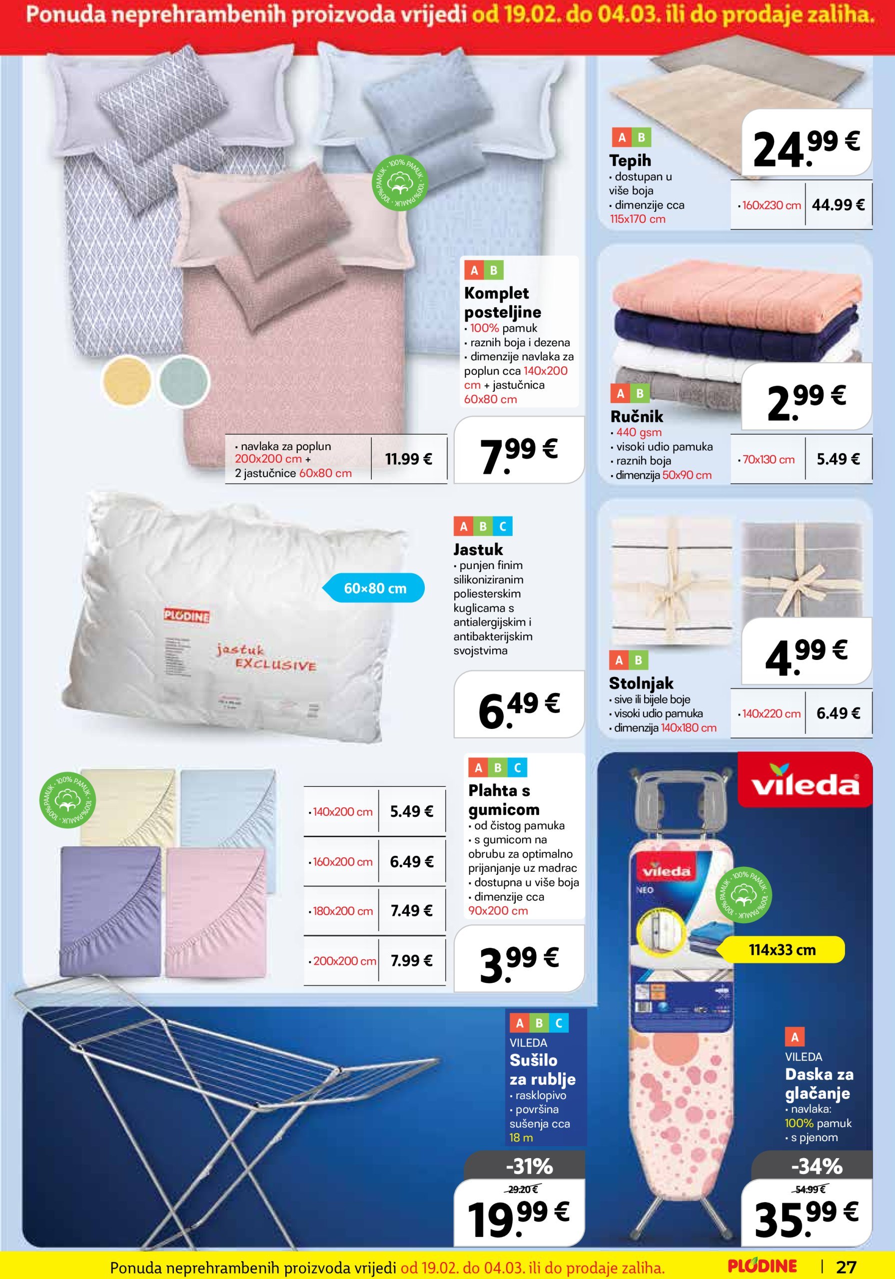 plodine - Plodine katalog vrijedi od 19.02. do 25.02. - page: 29