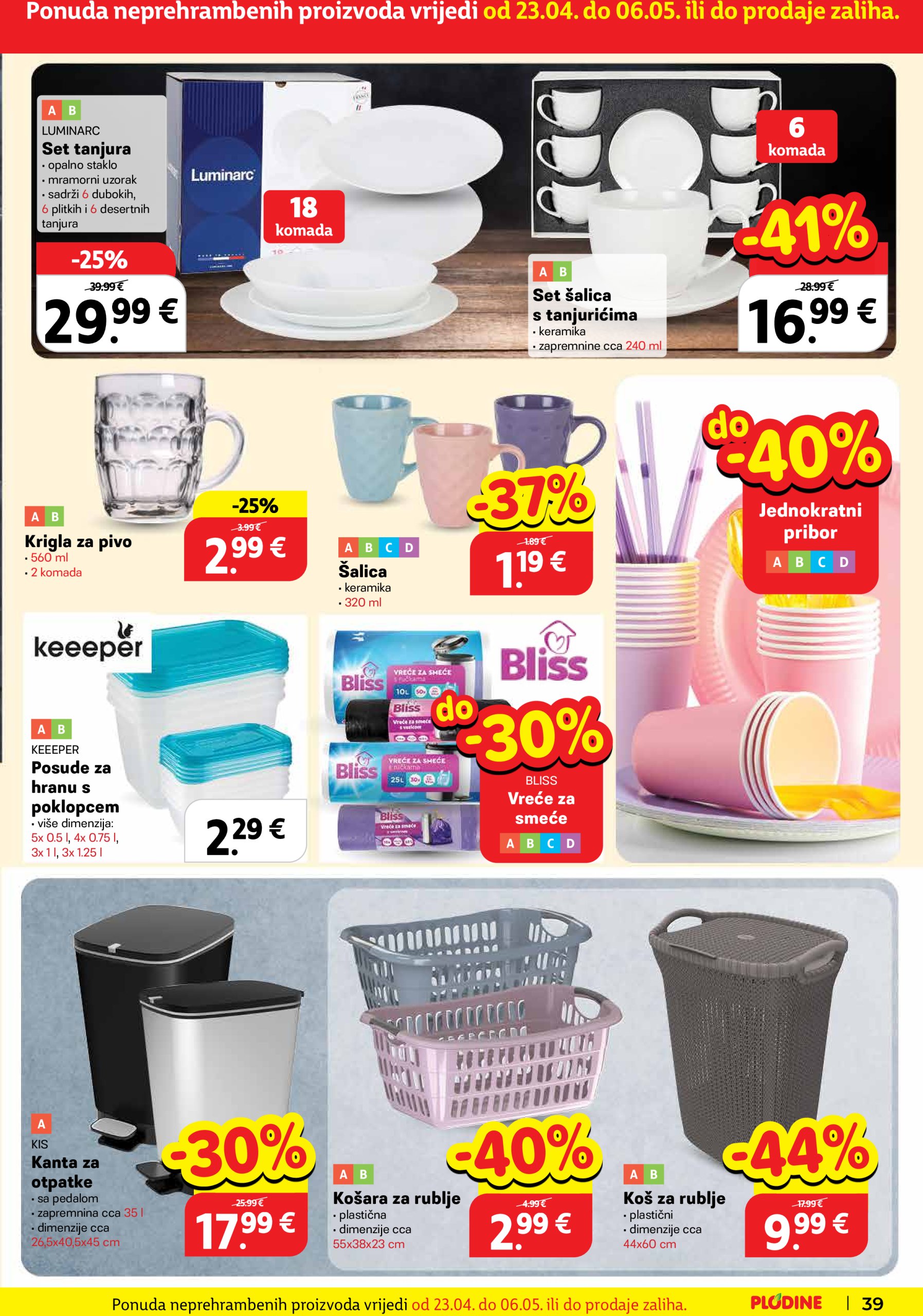 plodine - Plodine katalog vrijedi od 23.04. do 29.04. - page: 39 plodine - Plodine katalog vrijedi od 23.04. do 29.04. - page: 39