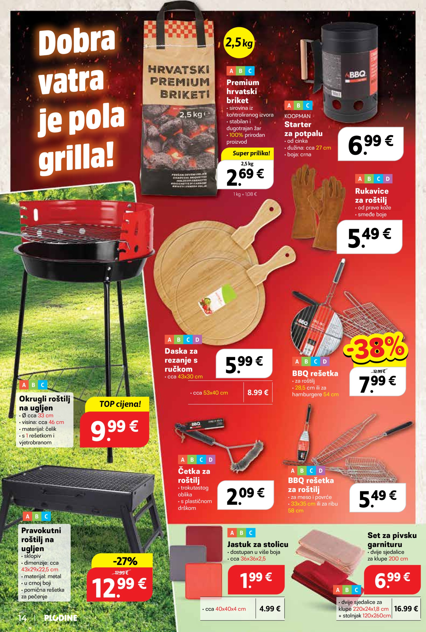 plodine - Plodine - Katalog Grill katalog vrijedi od 30.04. do 13.05. - page: 14
