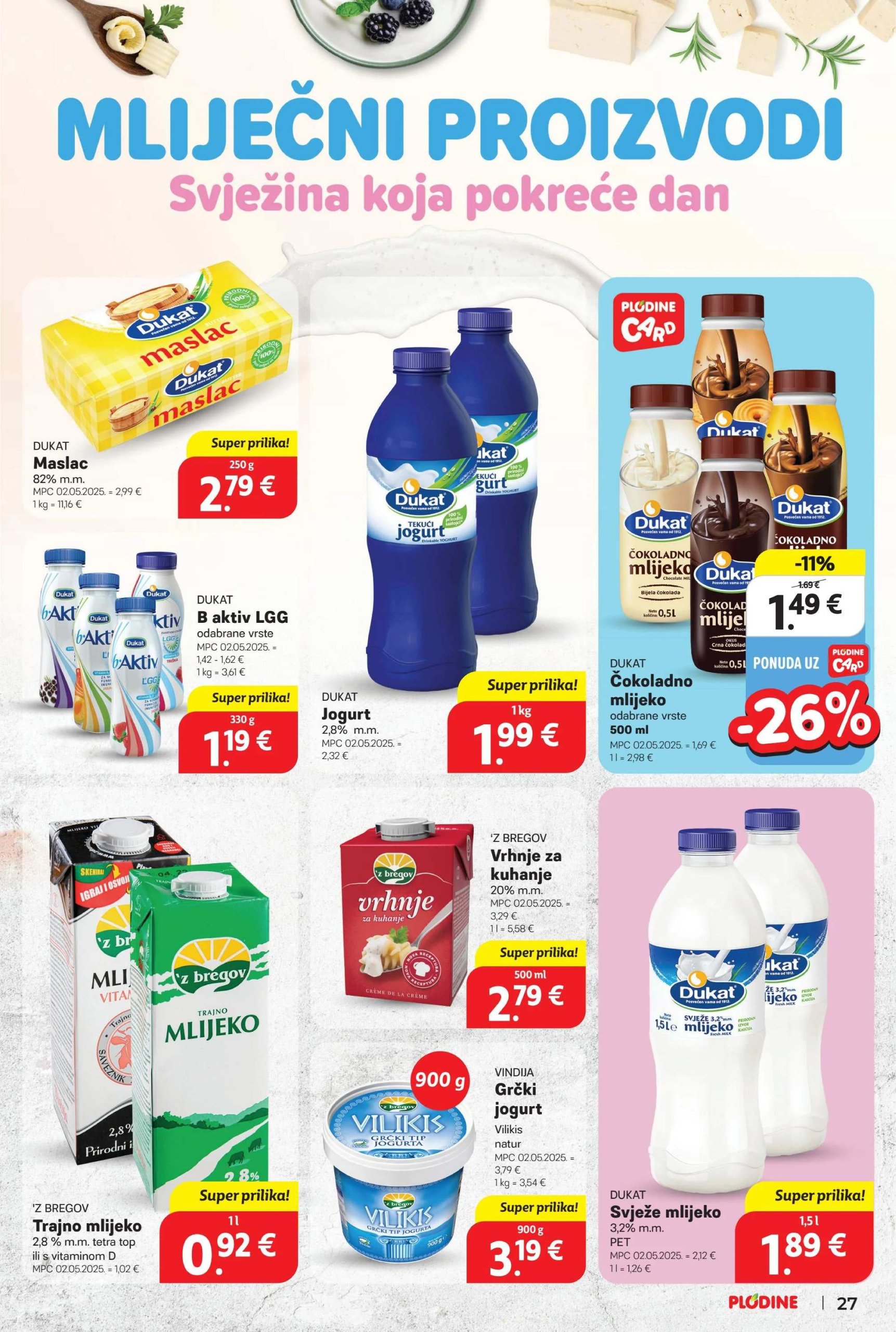 plodine - Prelistajte katalog Plodine, vrijedi od 18.06. do 24.06. - page: 27 plodine - Prelistajte katalog Plodine, vrijedi od 18.06. do 24.06. - page: 27