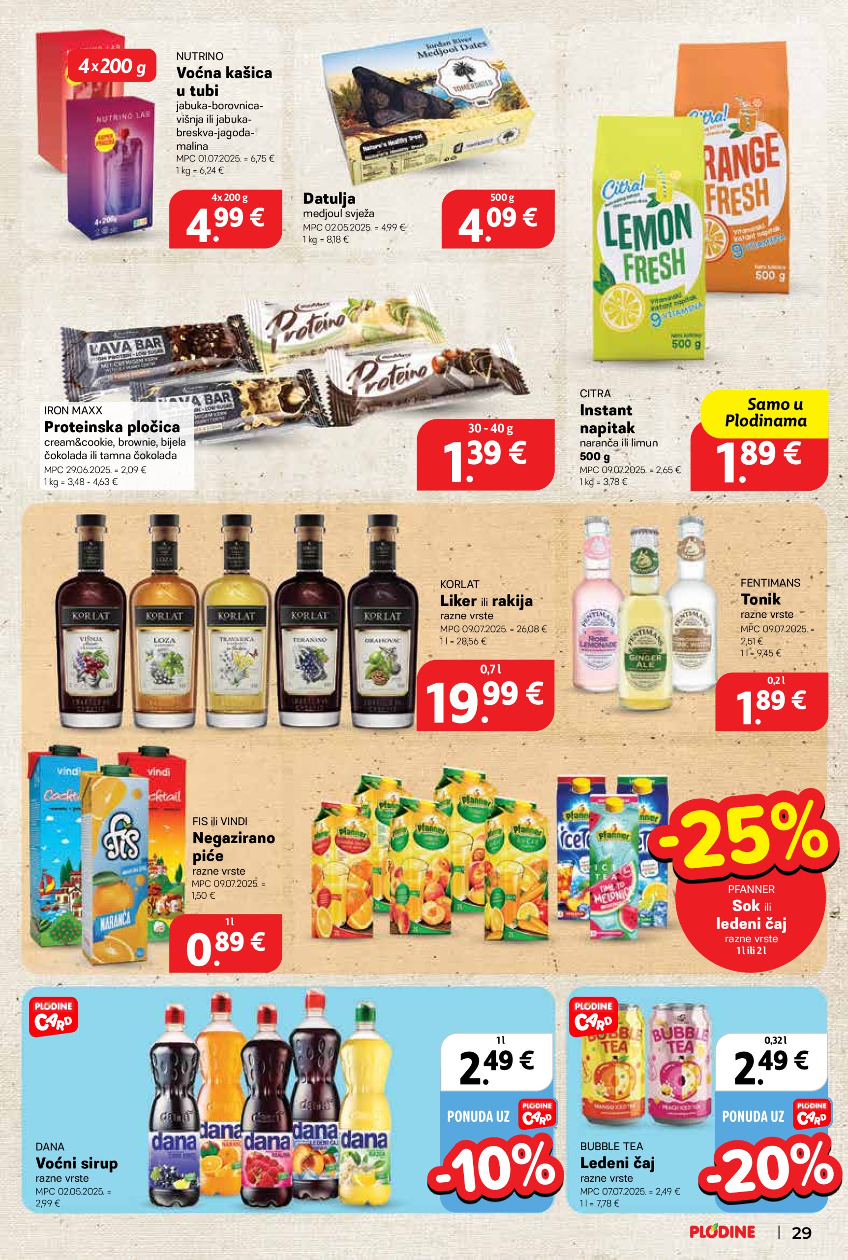 plodine - Prelistajte katalog Plodine, vrijedi od 23.07. do 29.07. - page: 29 plodine - Prelistajte katalog Plodine, vrijedi od 23.07. do 29.07. - page: 29