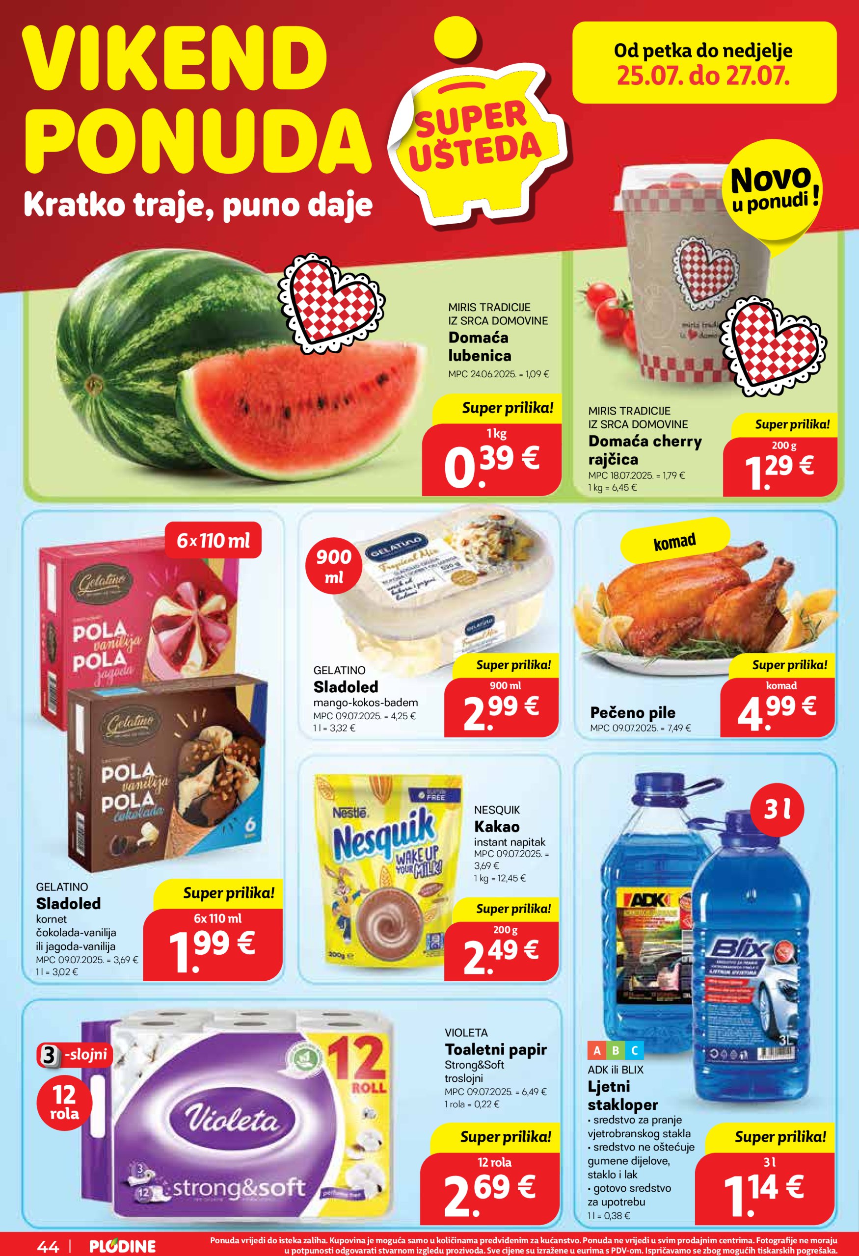 plodine - Prelistajte katalog Plodine, vrijedi od 23.07. do 29.07. - page: 44 plodine - Prelistajte katalog Plodine, vrijedi od 23.07. do 29.07. - page: 44