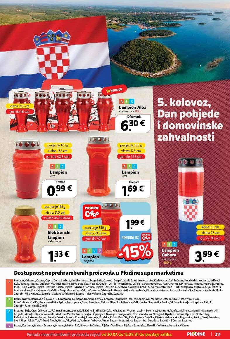 plodine - Prelistajte katalog Plodine, vrijedi od 30.07. do 04.08. - page: 39