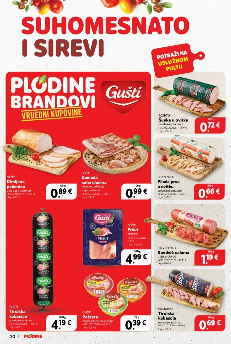 plodine - Prelistajte katalog Plodine, vrijedi od 30.07. do 04.08. - page: 20