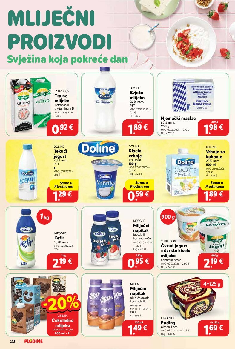 plodine - Prelistajte katalog Plodine, vrijedi od 30.07. do 04.08. - page: 22